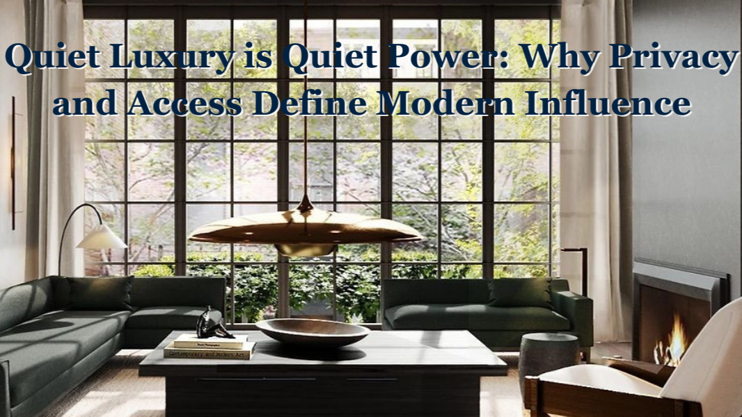 Quiet Luxury is Quiet Power: Why Privacy and Access Define Modern Influence