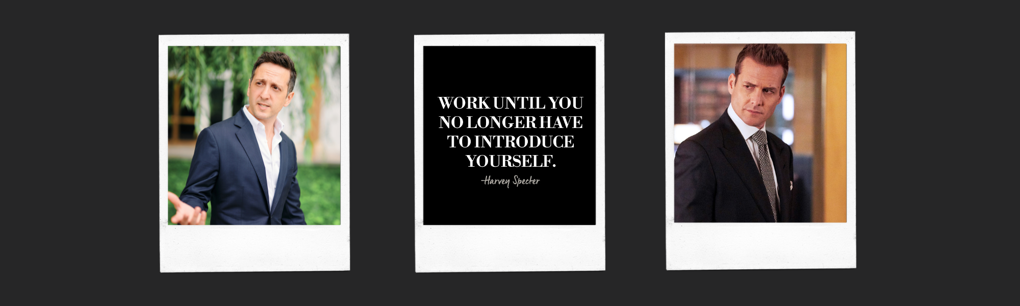 Work Until You No Longer Have to Introduce Yourself