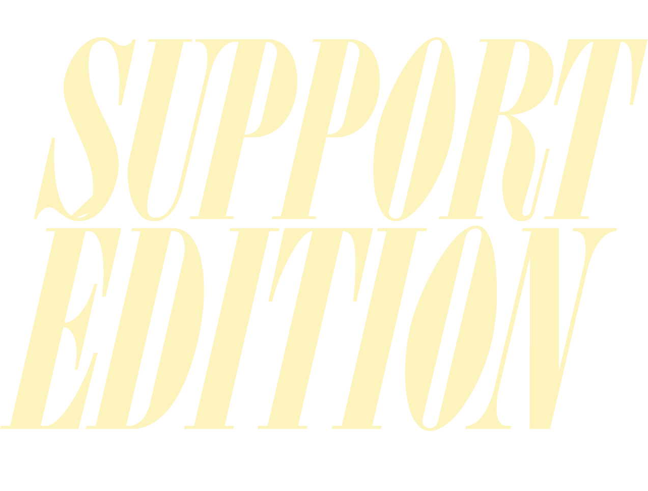 SUPPORT ÉDITION