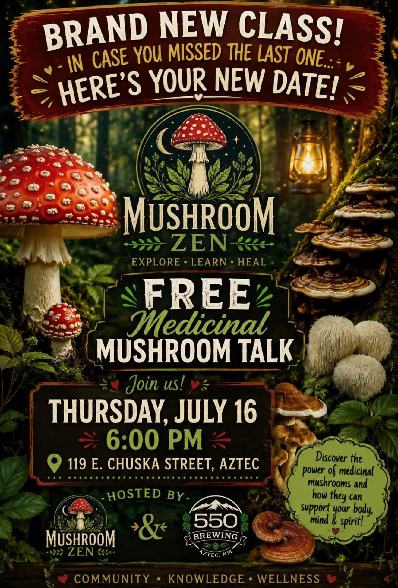 Medicinal Mushroom Talk