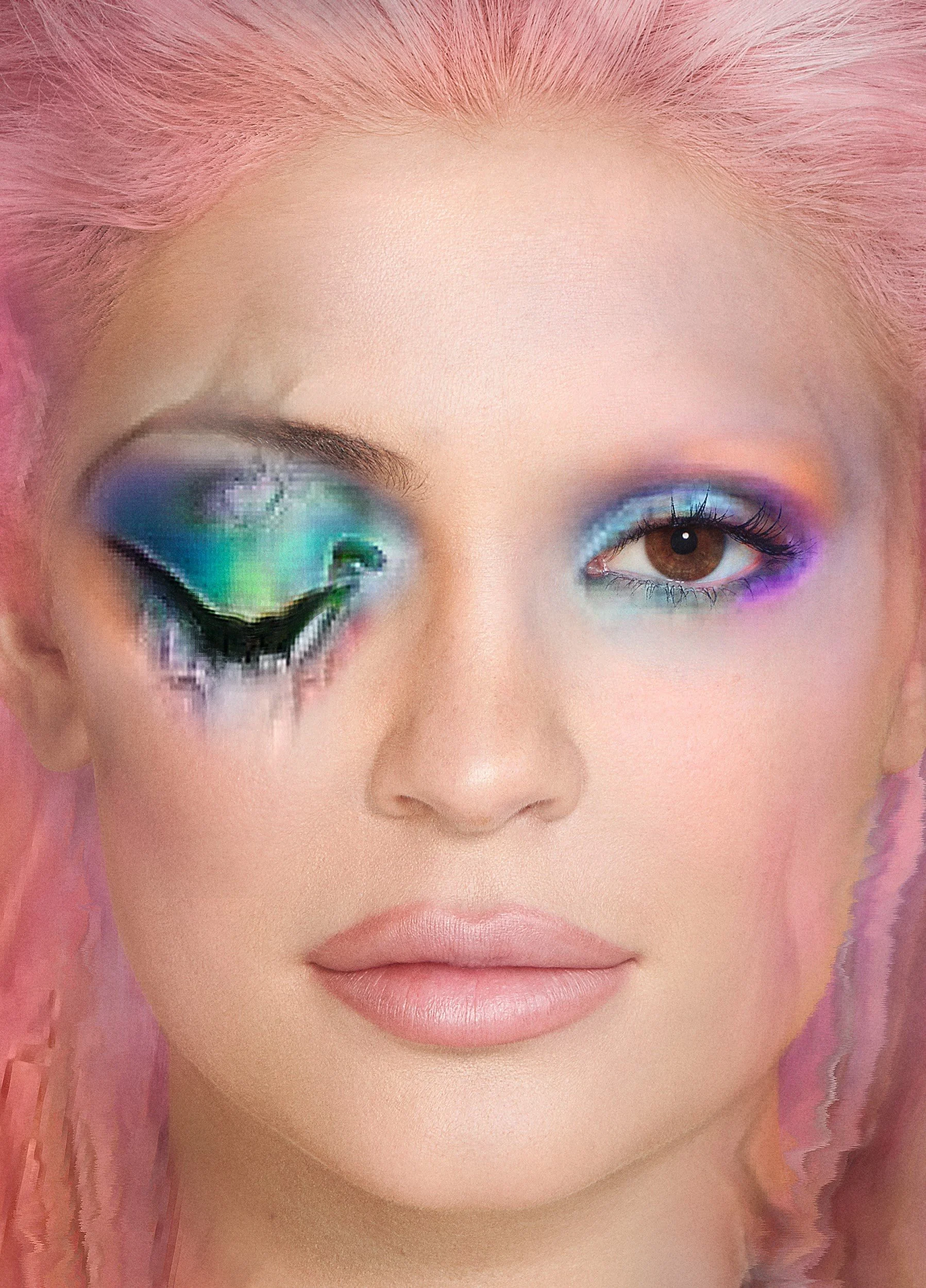 Kylie Jenner for dazed beauty by Daniel Sannwald - Creative Compositing / Retouching