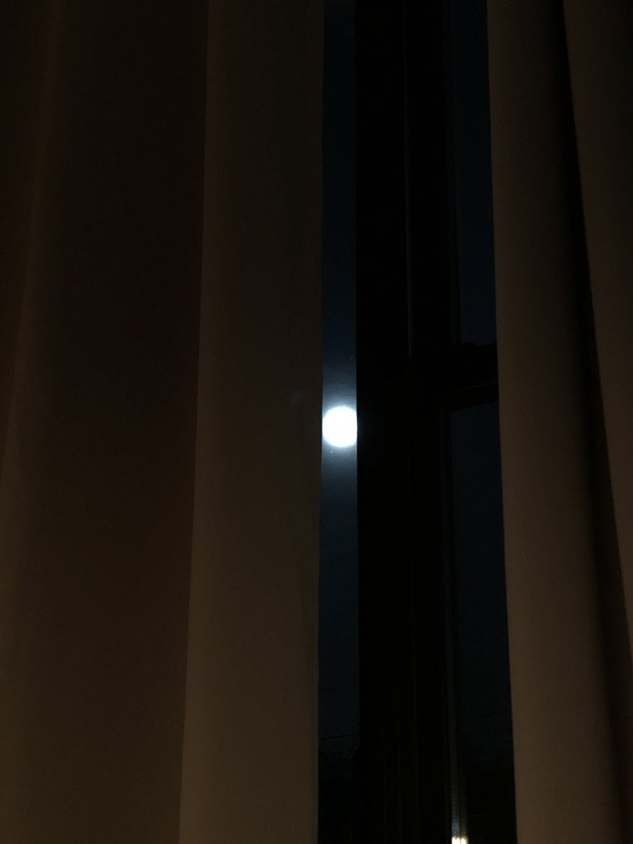 The moon from my room, 2018