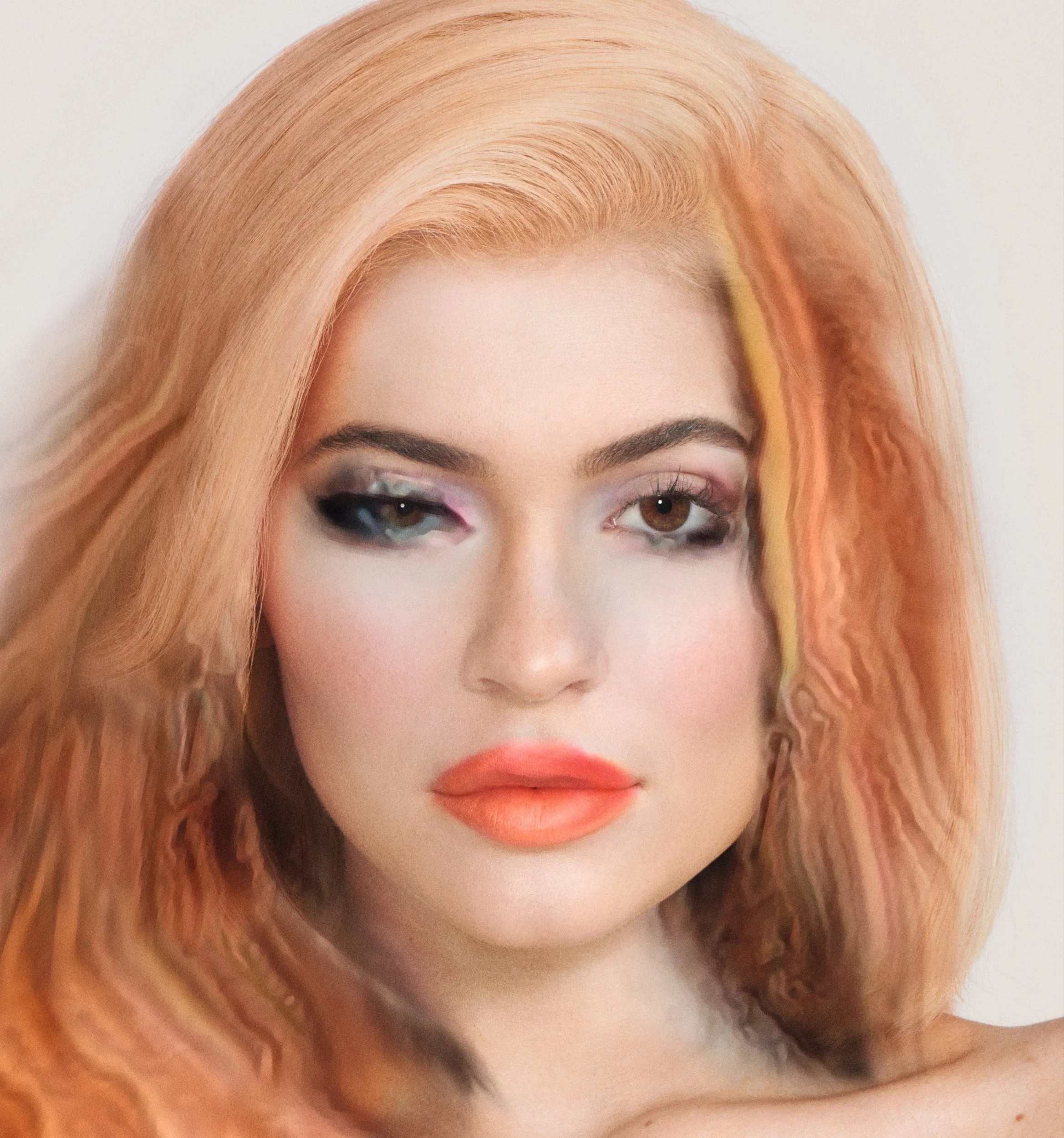 Kylie Jenner for dazed beauty by Daniel Sannwald - Creative Compositing / Retouching