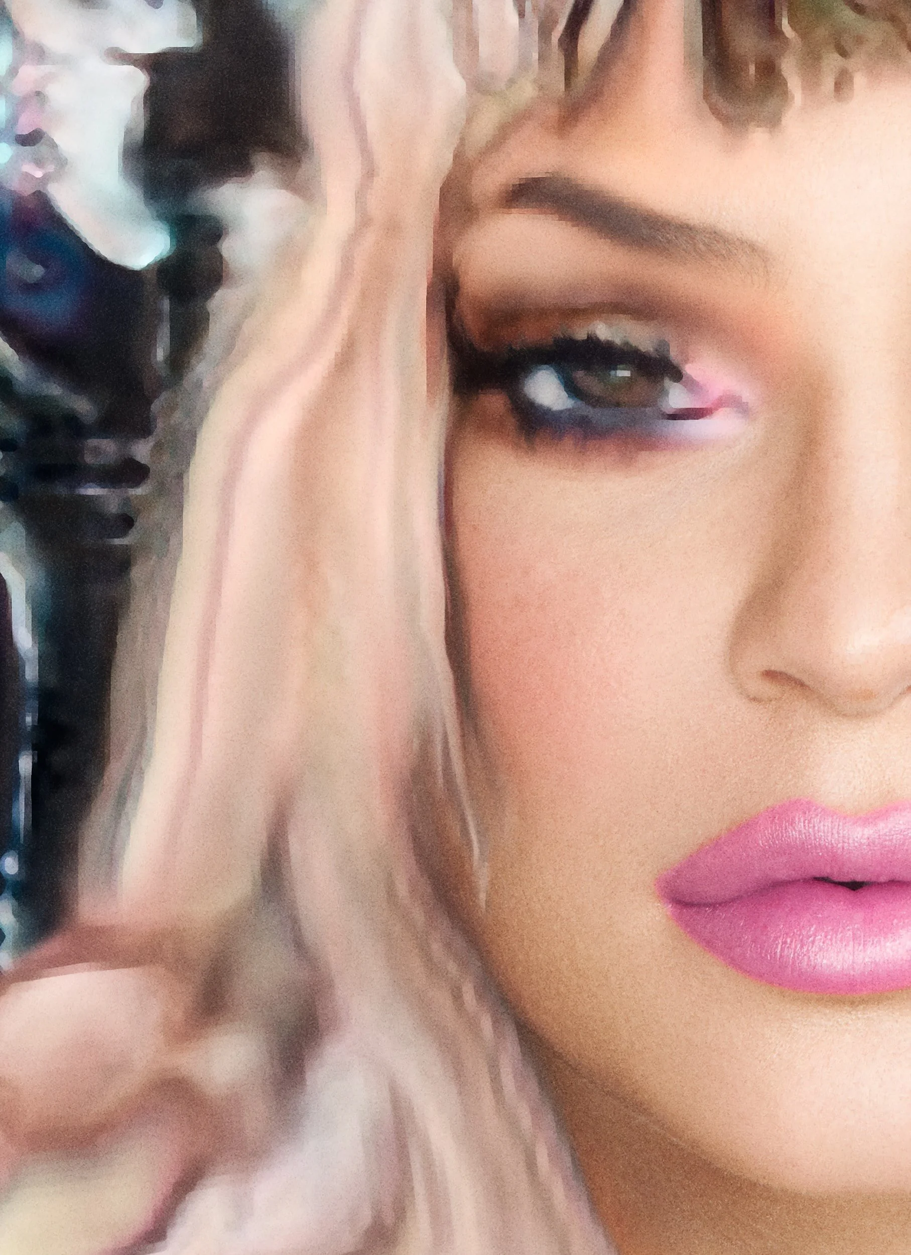 Kylie Jenner for dazed beauty by Daniel Sannwald - Creative Compositing / Retouching