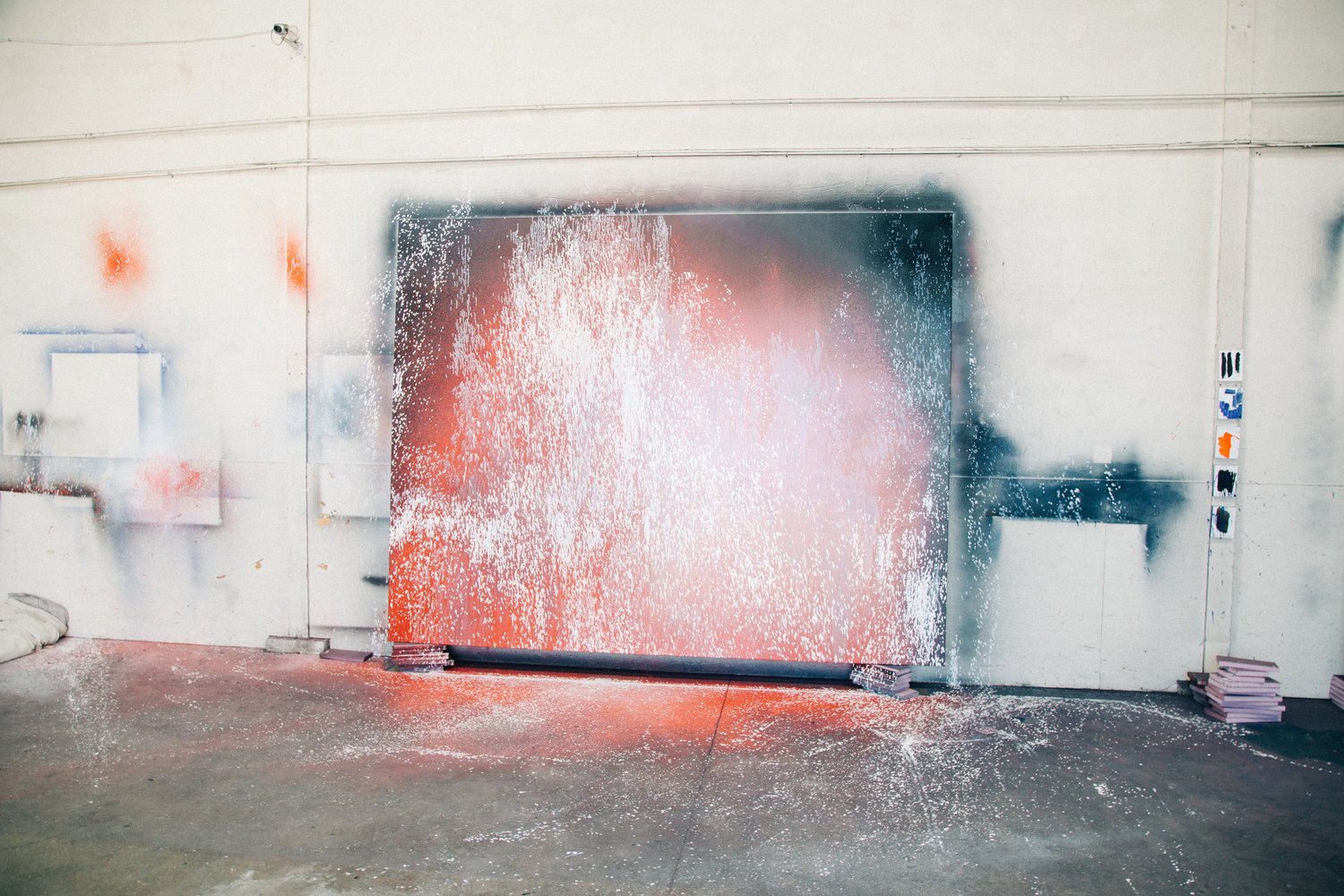 Lucien's painting, 2016
