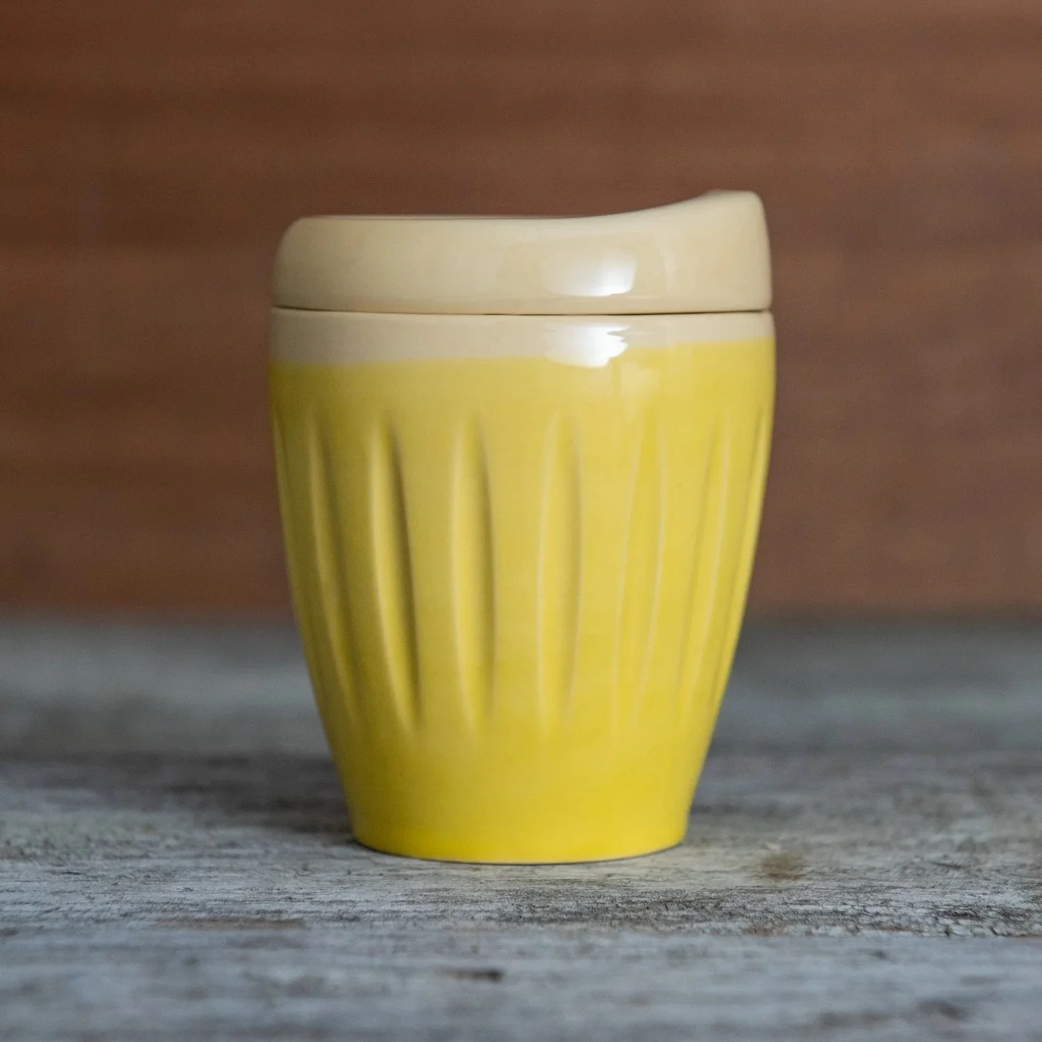 Deksel cup - Bright Yellow Regular