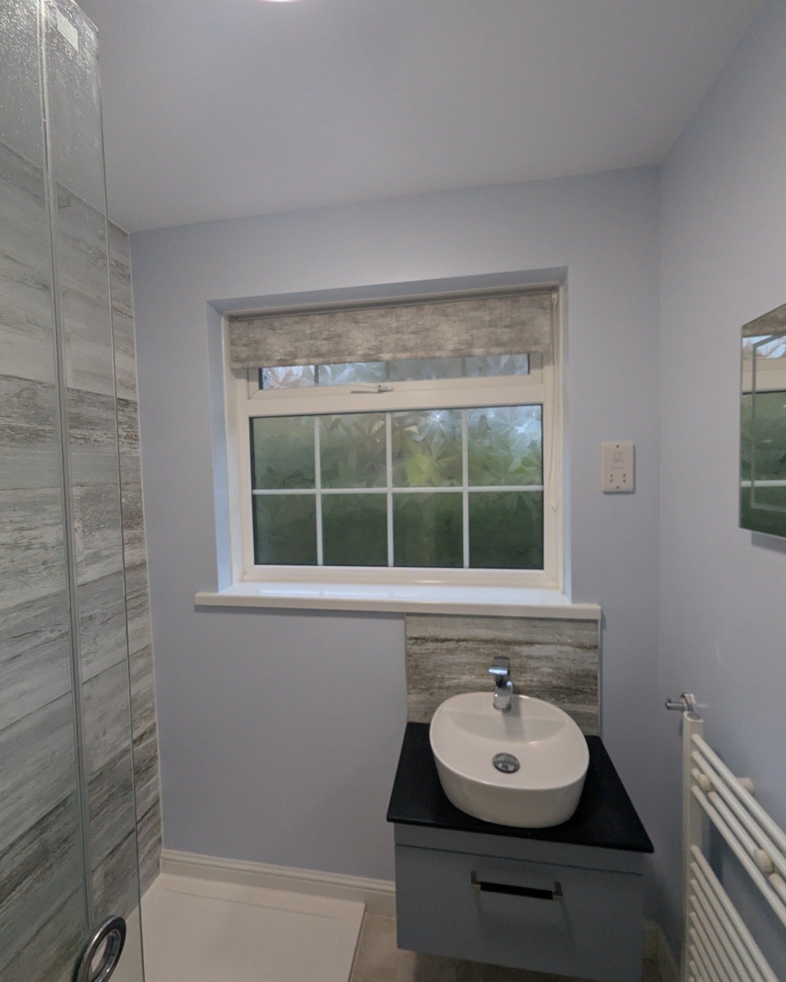 What started as a simple paint refresh quickly turned into a bigger project! After prepping the ceiling, a small paint blister revealed that the entire old ceiling paint had lost its bond &mdash; so we removed it all to ensure a proper, long-lasting 