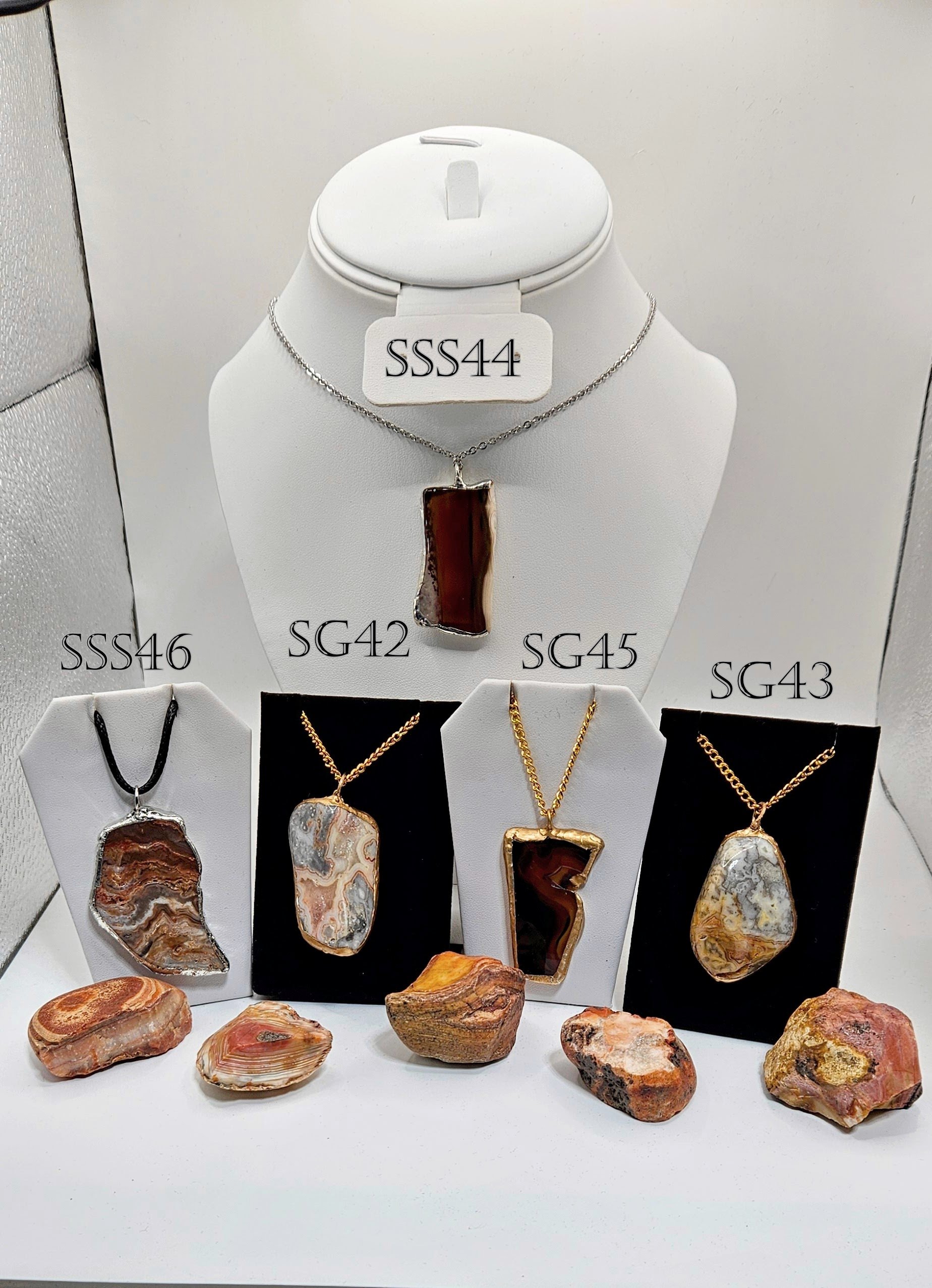 Agate Pendants