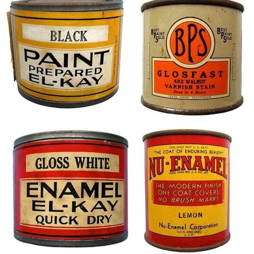 The Art Of The Label: How Vintage Paint Cans Branded The American Dream