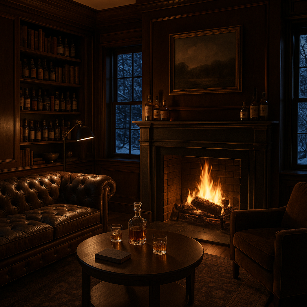 Designing The At-Home Lounge: A Winter Room Shaped By Firelight, Wood, And Time