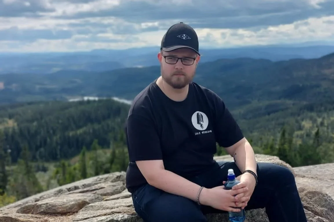 Justin Sebastiaan Dik, aka Vikinger, making Norway content in Trondheim for YouTube