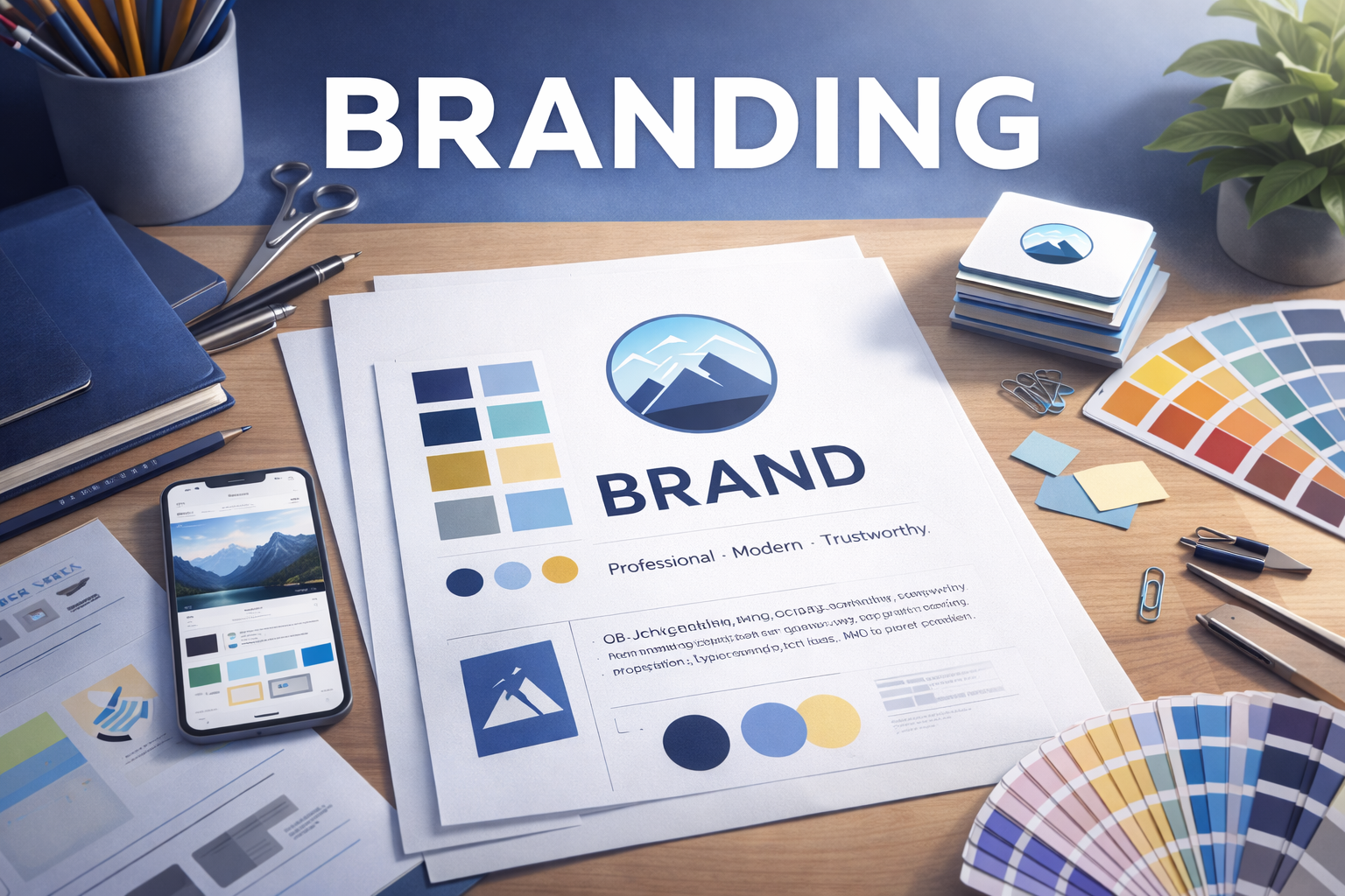 AI-generated image by Vikinger, linking to "Branding".