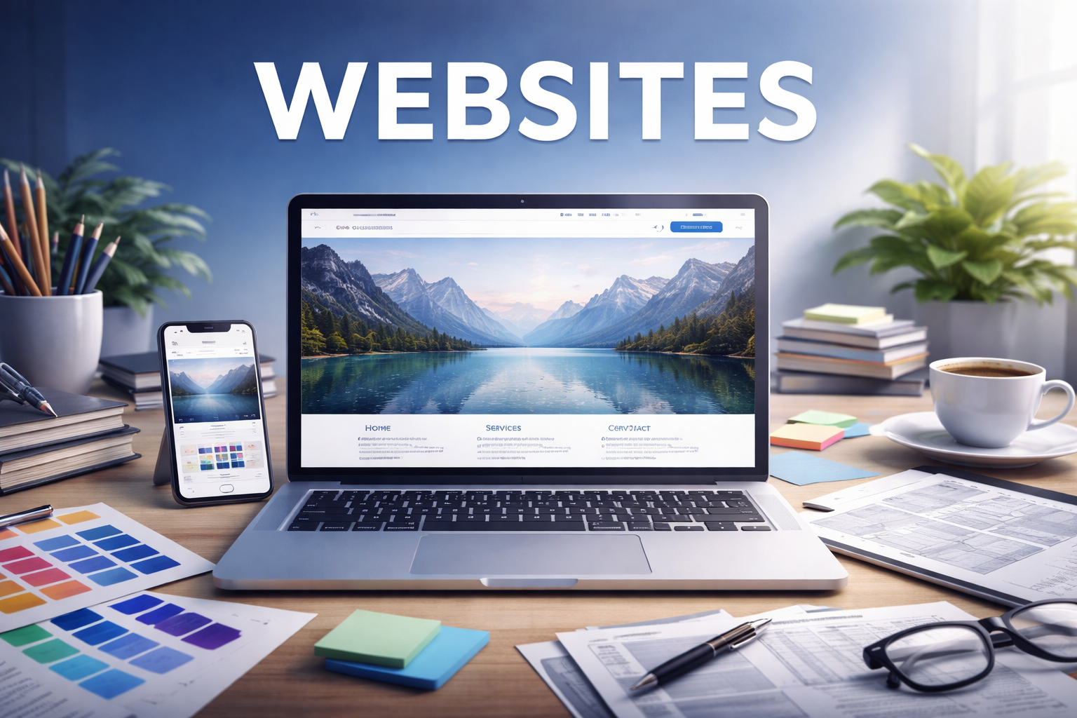 AI-generated image by Vikinger, linking to "Websites".