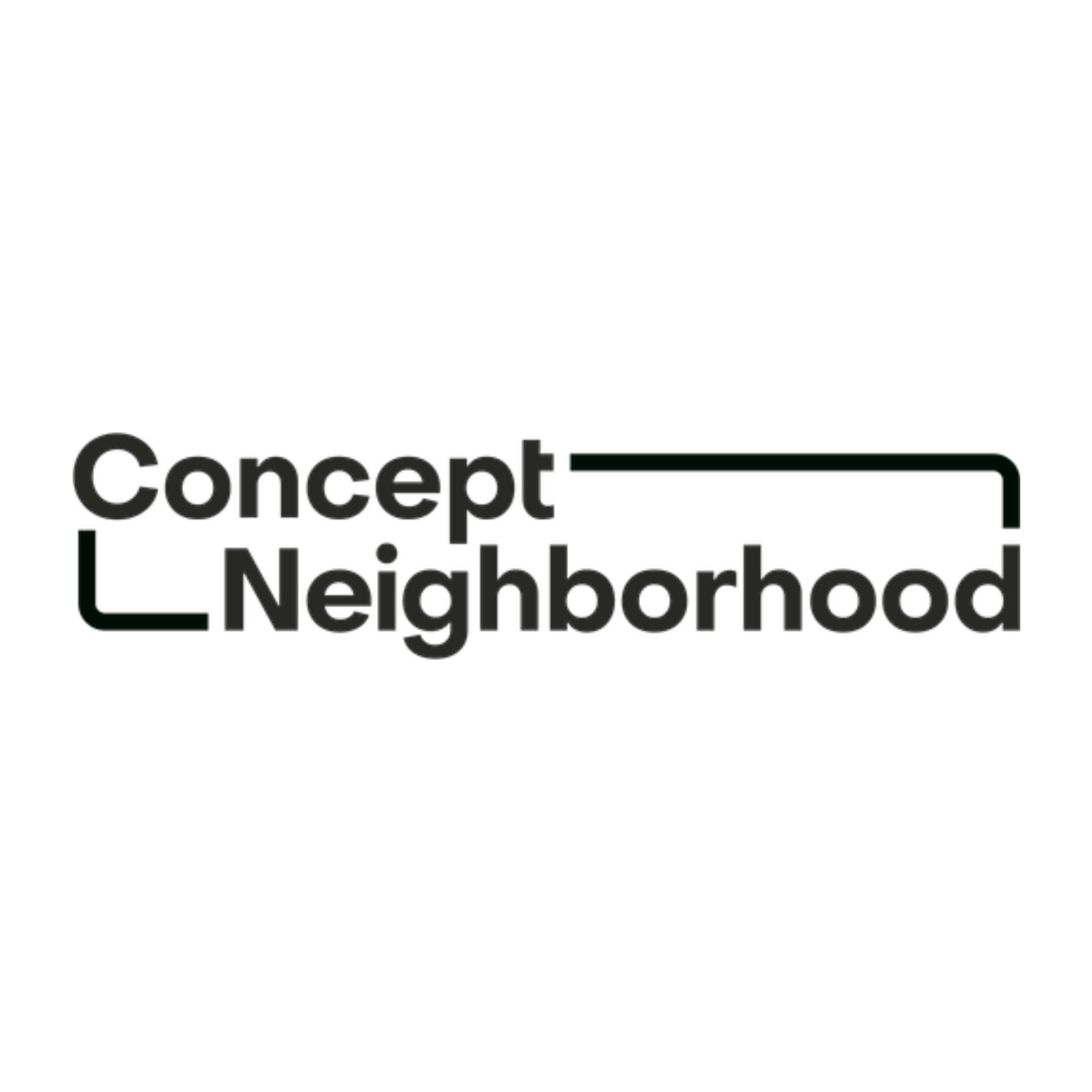 Concept Neighborhood logo with the words 'Concept' and 'Neighborhood' connected by a green line.
