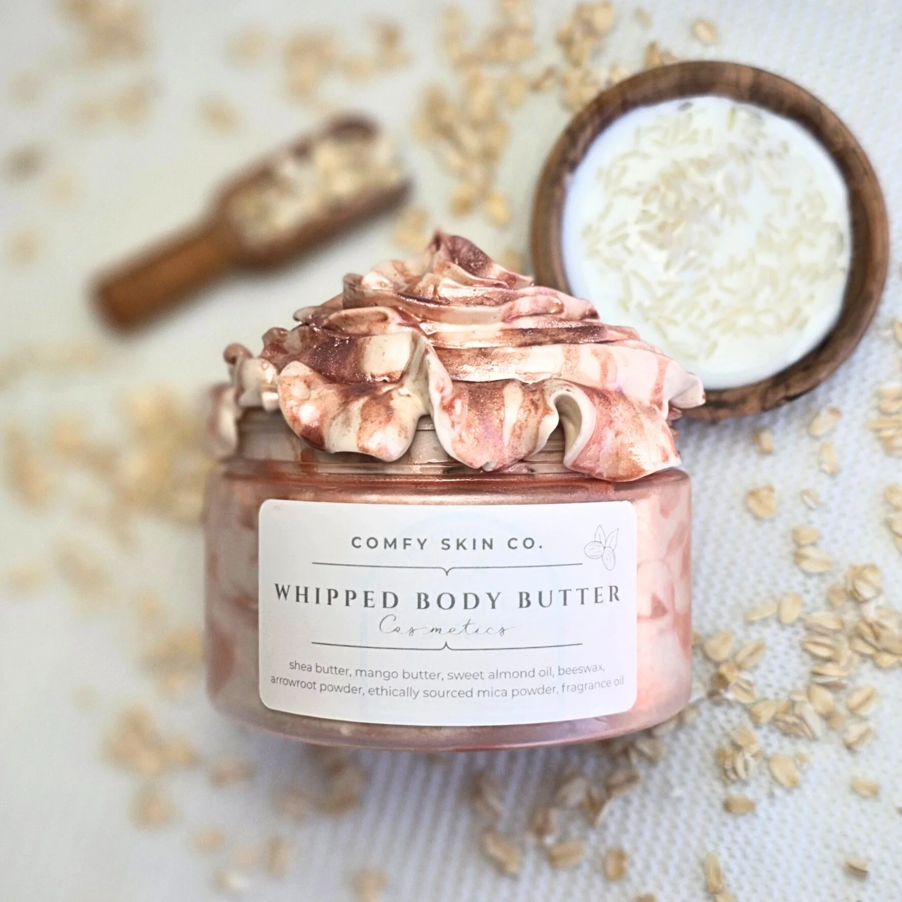 Rice Milk & Oats - Whipped Body Butter - Moisturizer