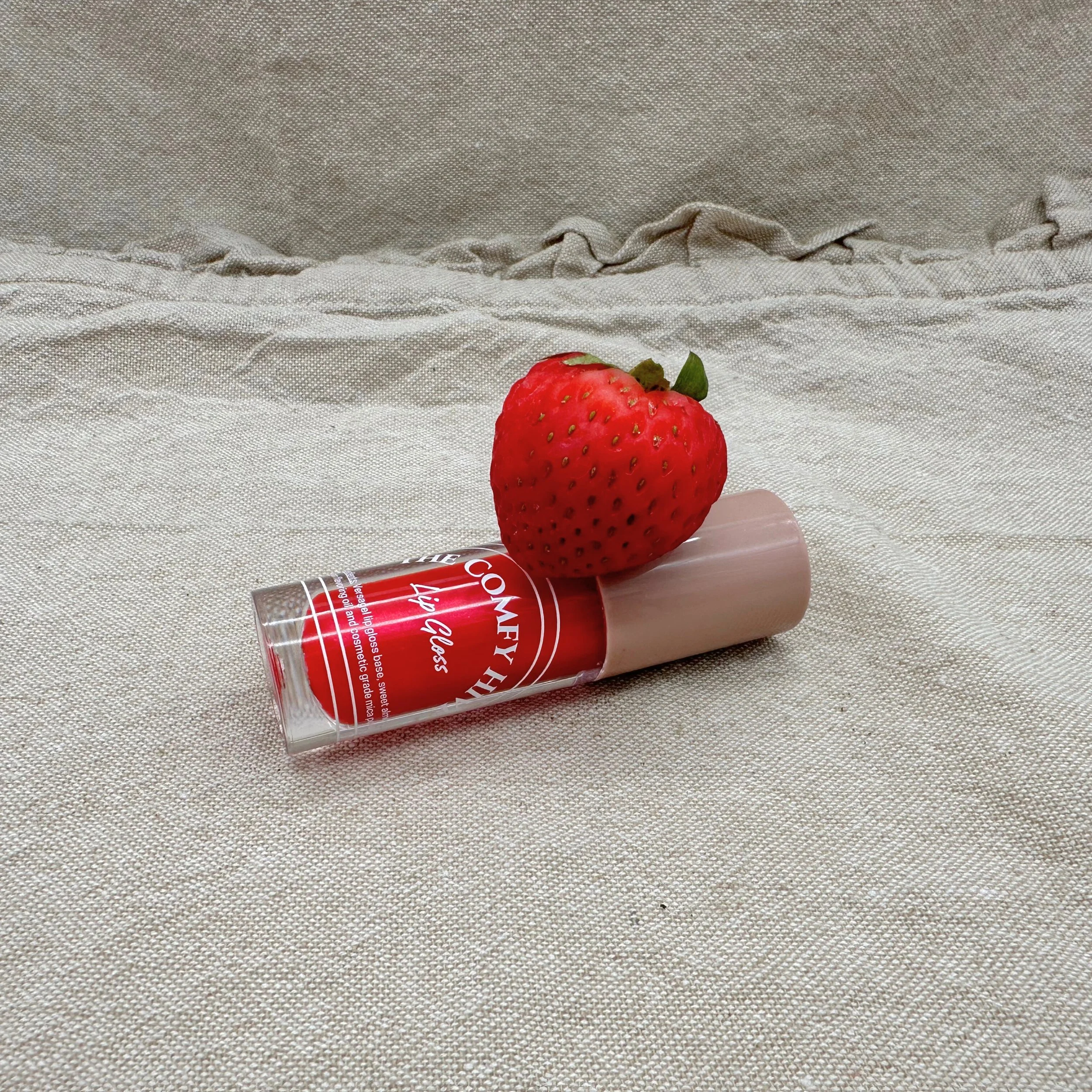 Flavored Lip Gloss -Strawberries & Cream - Moisturizing