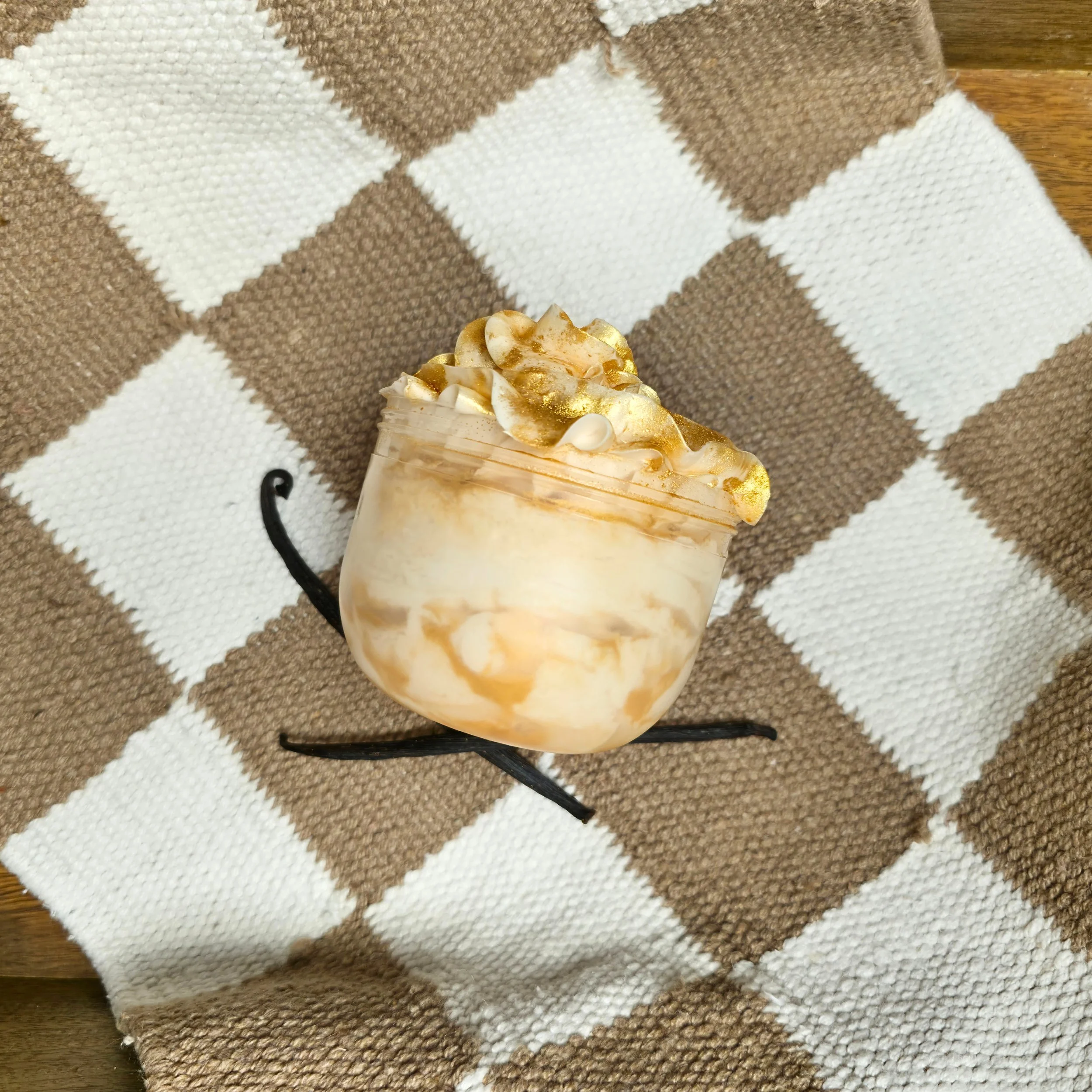 Warm Vanilla Sugar - Gold Glitter - Whipped Body Butter