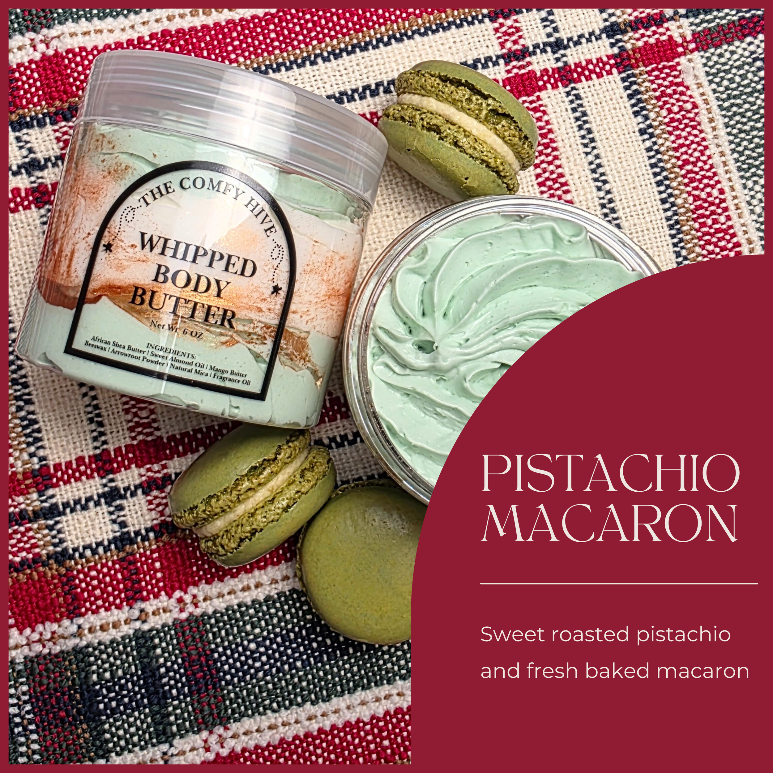 Pistachio Macaron - Whipped Body Butter - Moisturizer