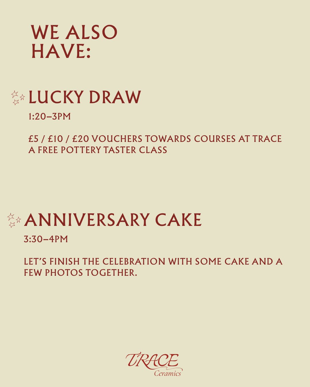 Anniversary Cake & Photos