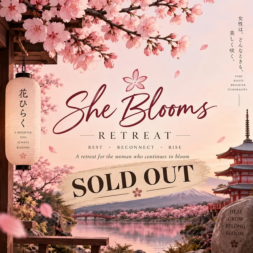 She Blooms - Japan Women's Retreat - April 1-8 2027  -SOLD OUT