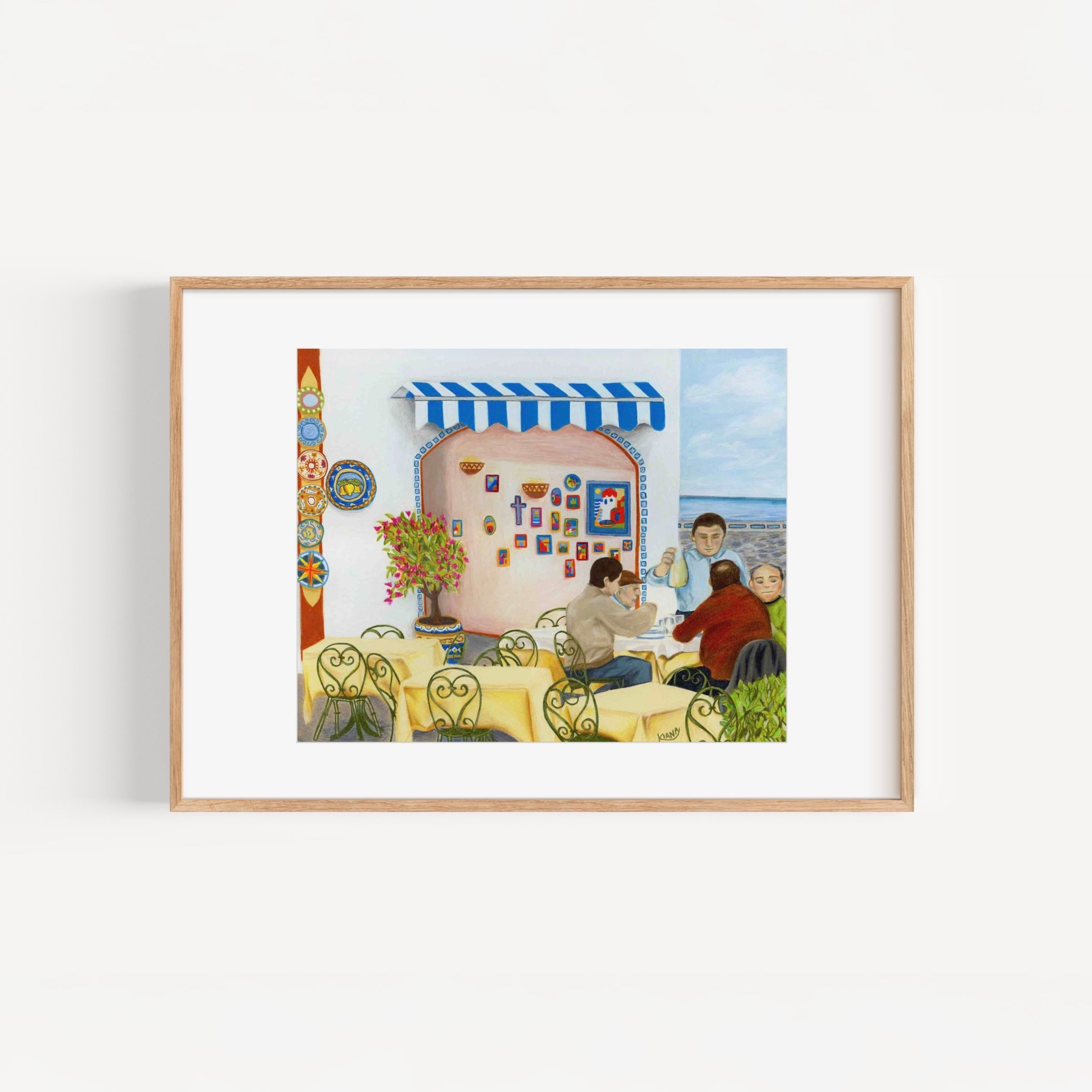 Lunch in Amalfi | Giclée Print