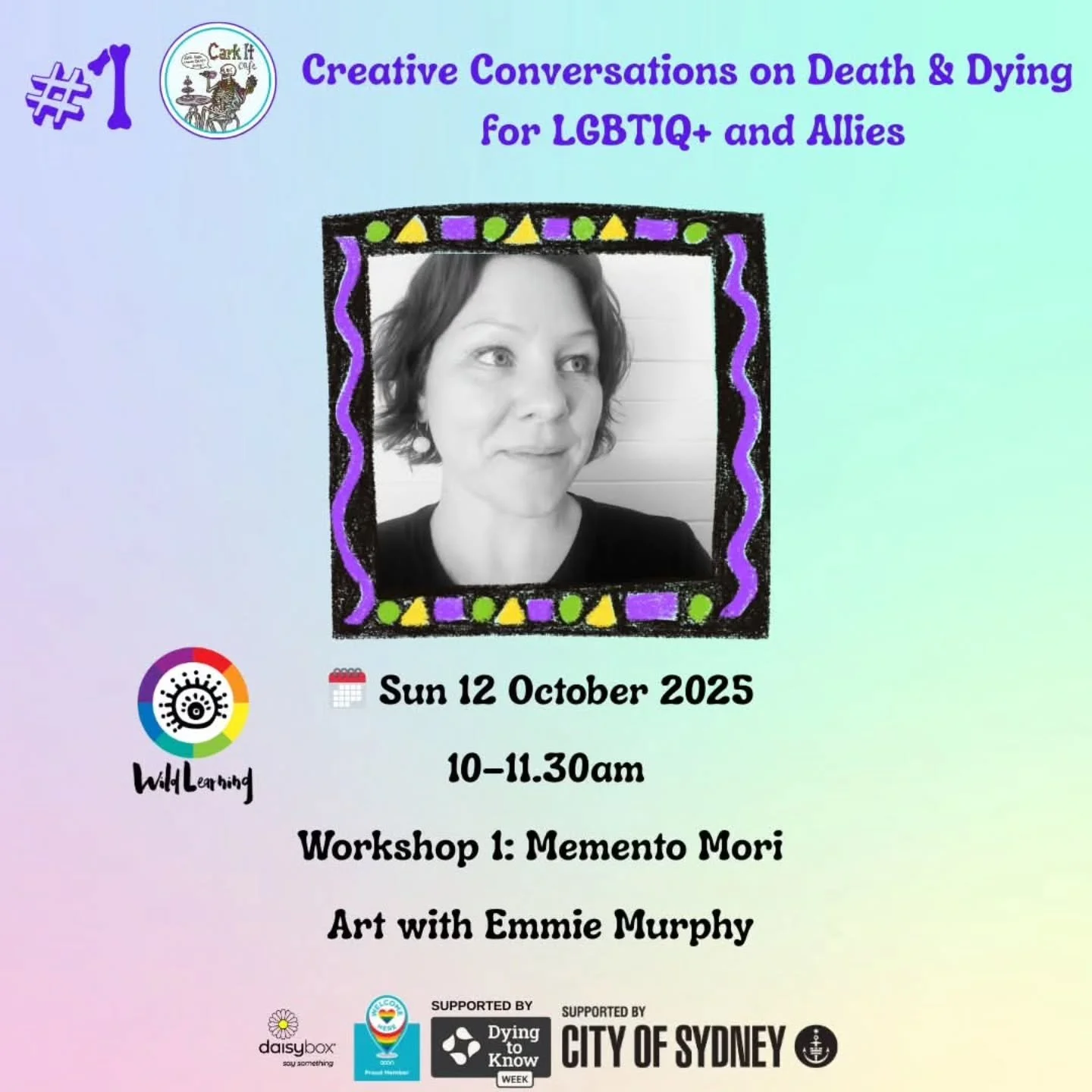 Join community arts practitioner and founder of @wildlearningcreative Emmie Murphy, for a hands-on creative exploration of impermanence, legacy, and life&rsquo;s meaning. 

You&rsquo;ll create a personal collage artwork and contribute to the decorati