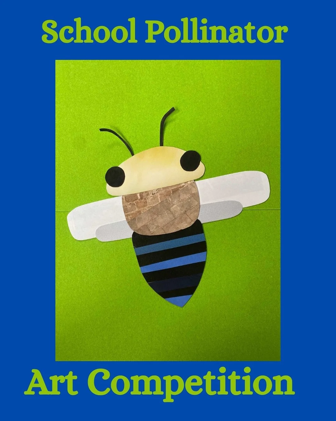 Beetrix loves this drawing of one of her blue banded bee friends!  She found it at the @wheenbeefoundation !  They have a drawing competition for school aged kids to promote all our wonderful pollinators who work so hard for us all!

Did you know blu