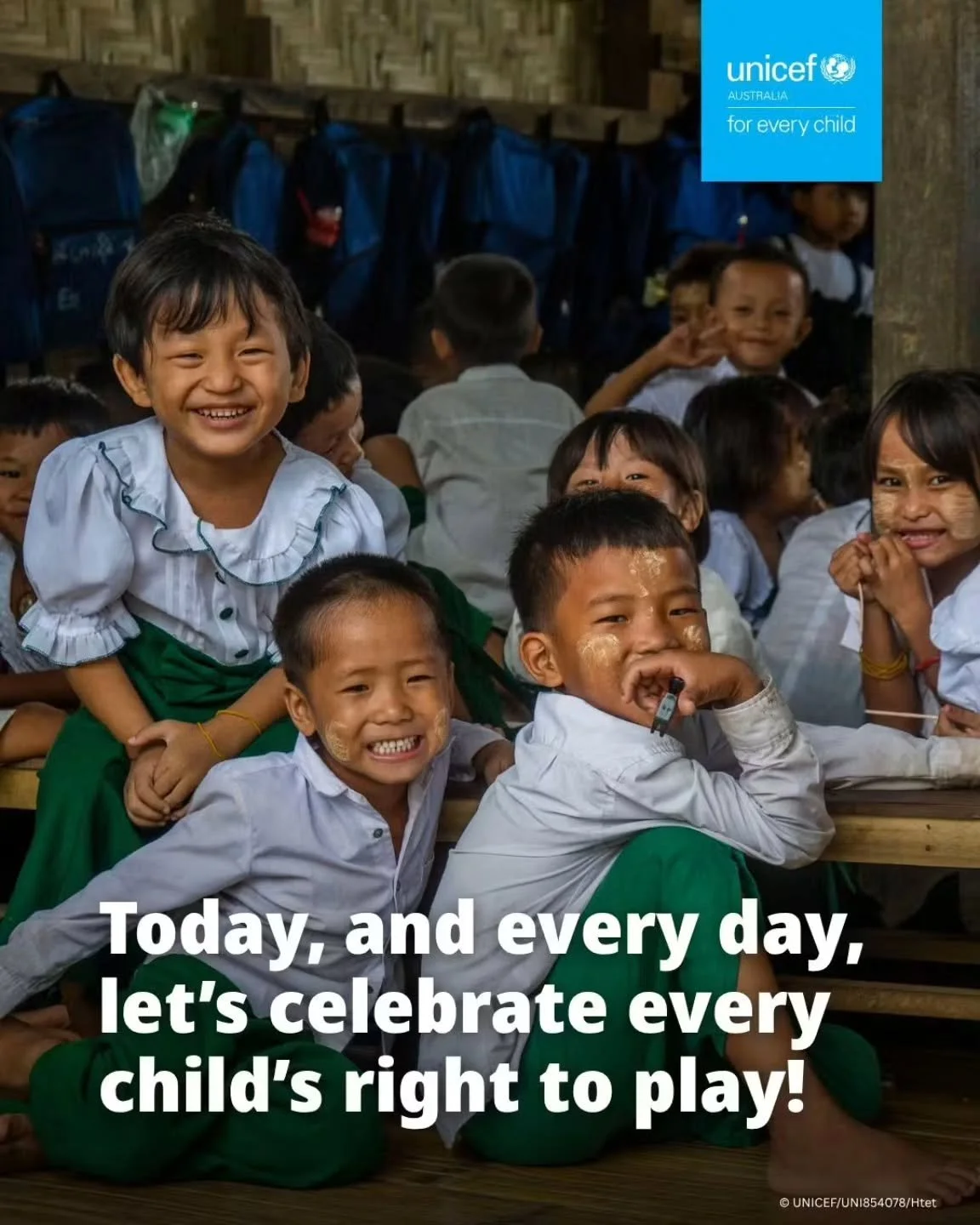 It's World Children's Day today!  This year we're celebrating children's right to play!  Yeah!

Play is so important to children's emotional, physical, social and cultural well being.... it's important to all the beings!  Play is how kids' brains and