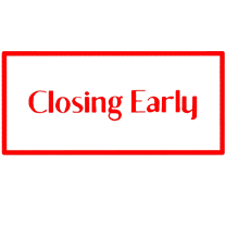 Christmas Break Early Closure