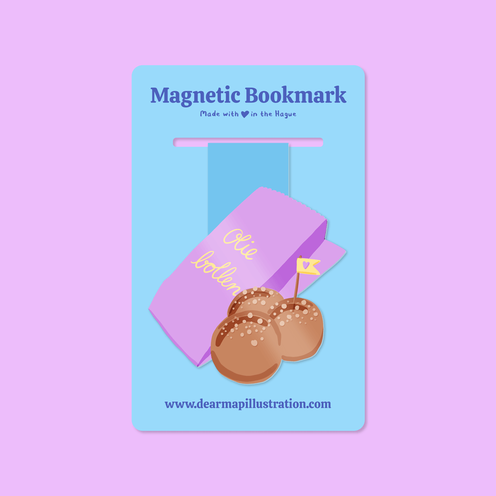 Oliebollen Magnetic Bookmark