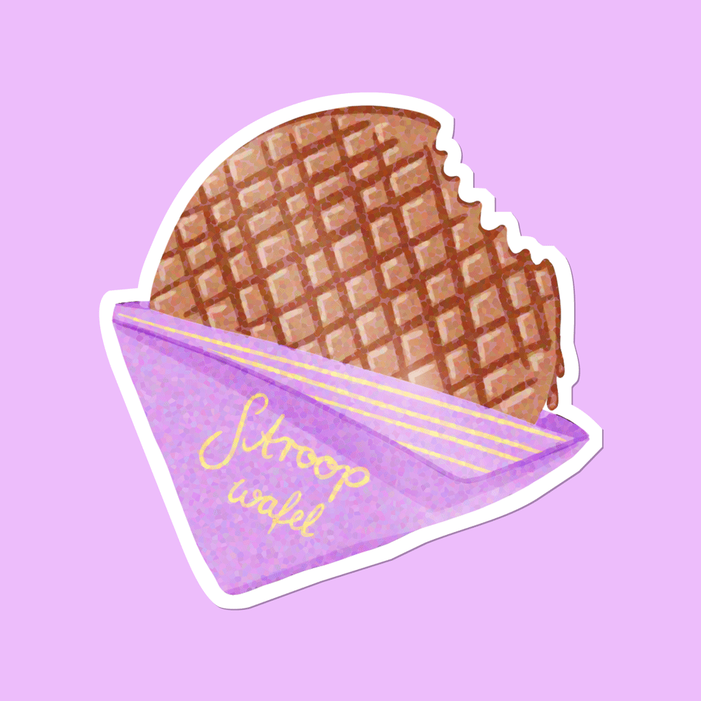 Stroopwafel Sticker