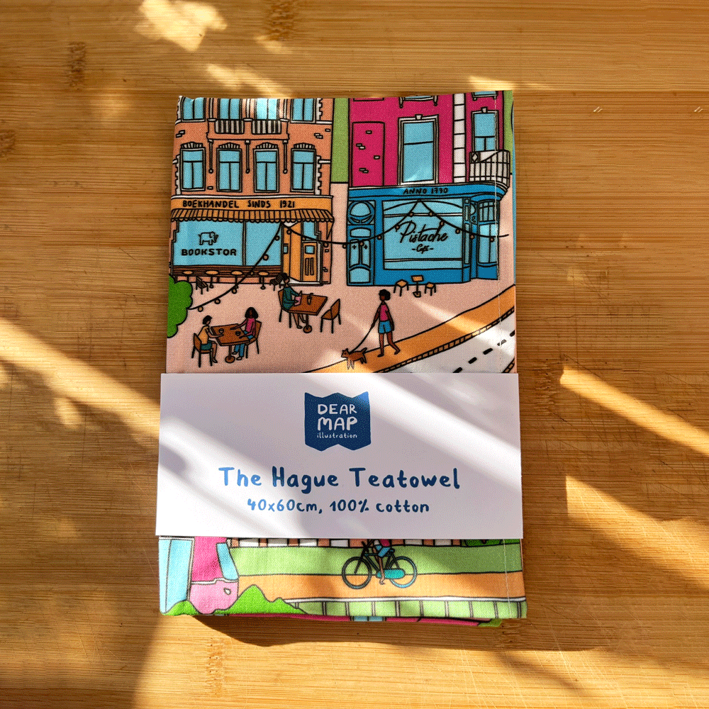 The Hague Teatowel - Colour