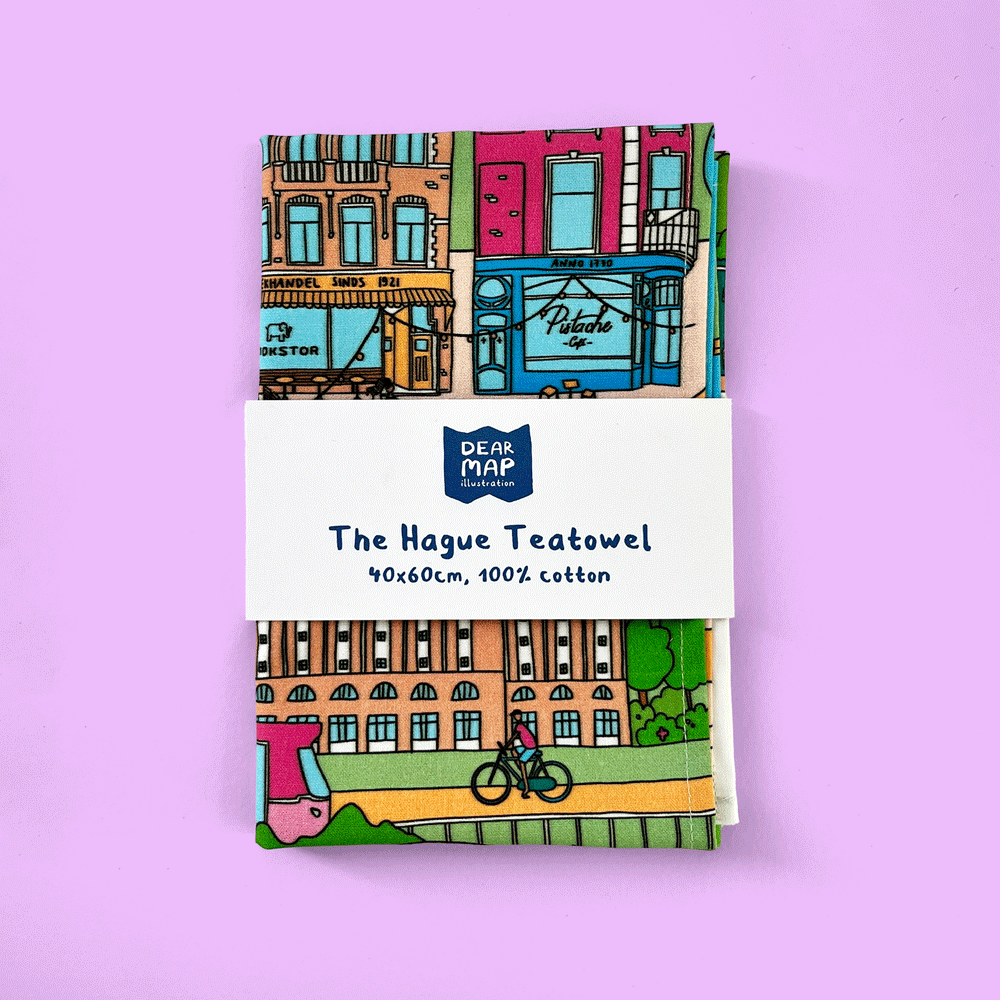 The Hague Teatowel - Colour
