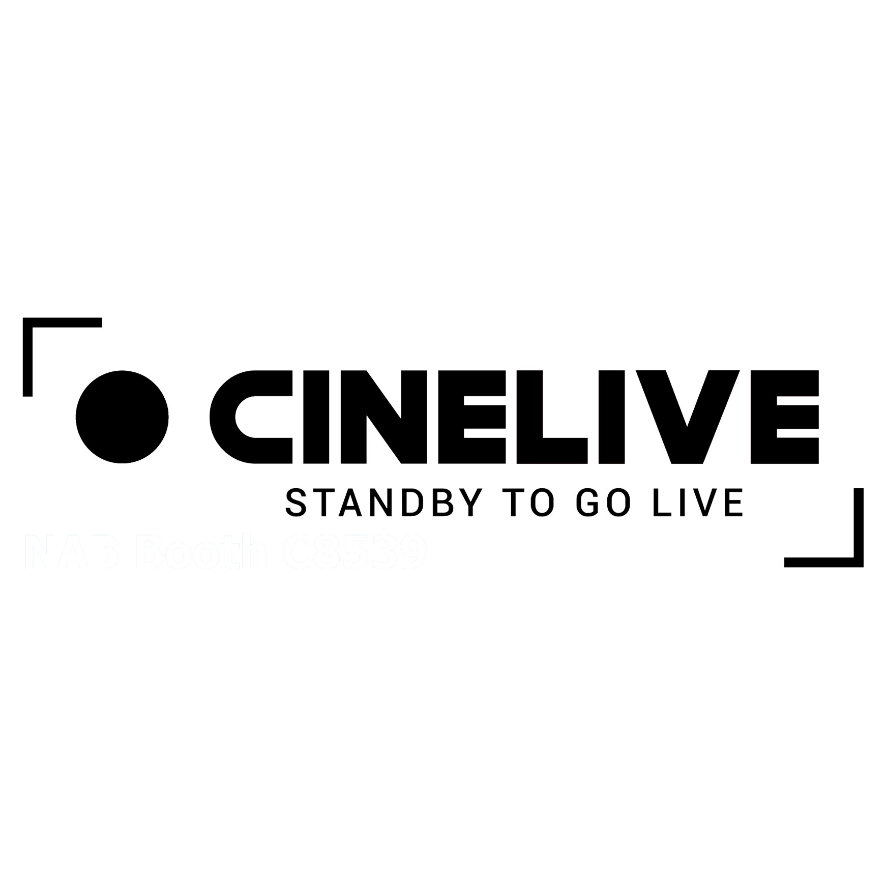 CineLive logo with a black circle and the text 'CineLive Standby to Go Live'