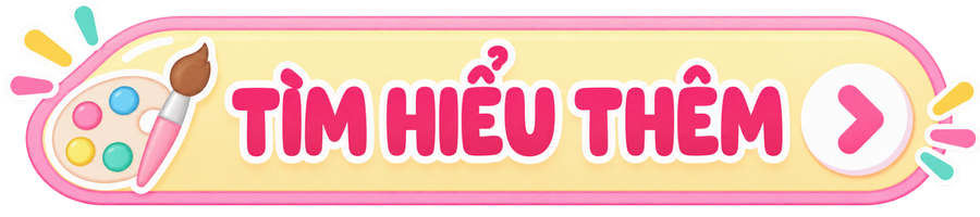 Colorful button with text in Vietnamese and a paint palette with brush icon.