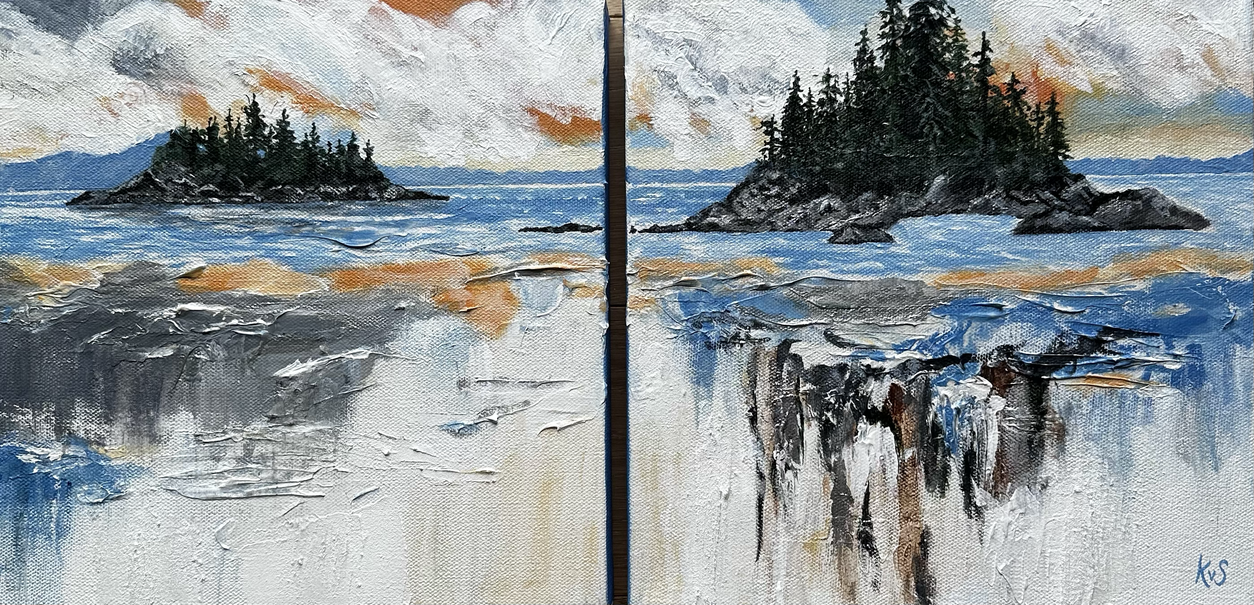 Channel Islands (dyptic) 10X20
SOLD