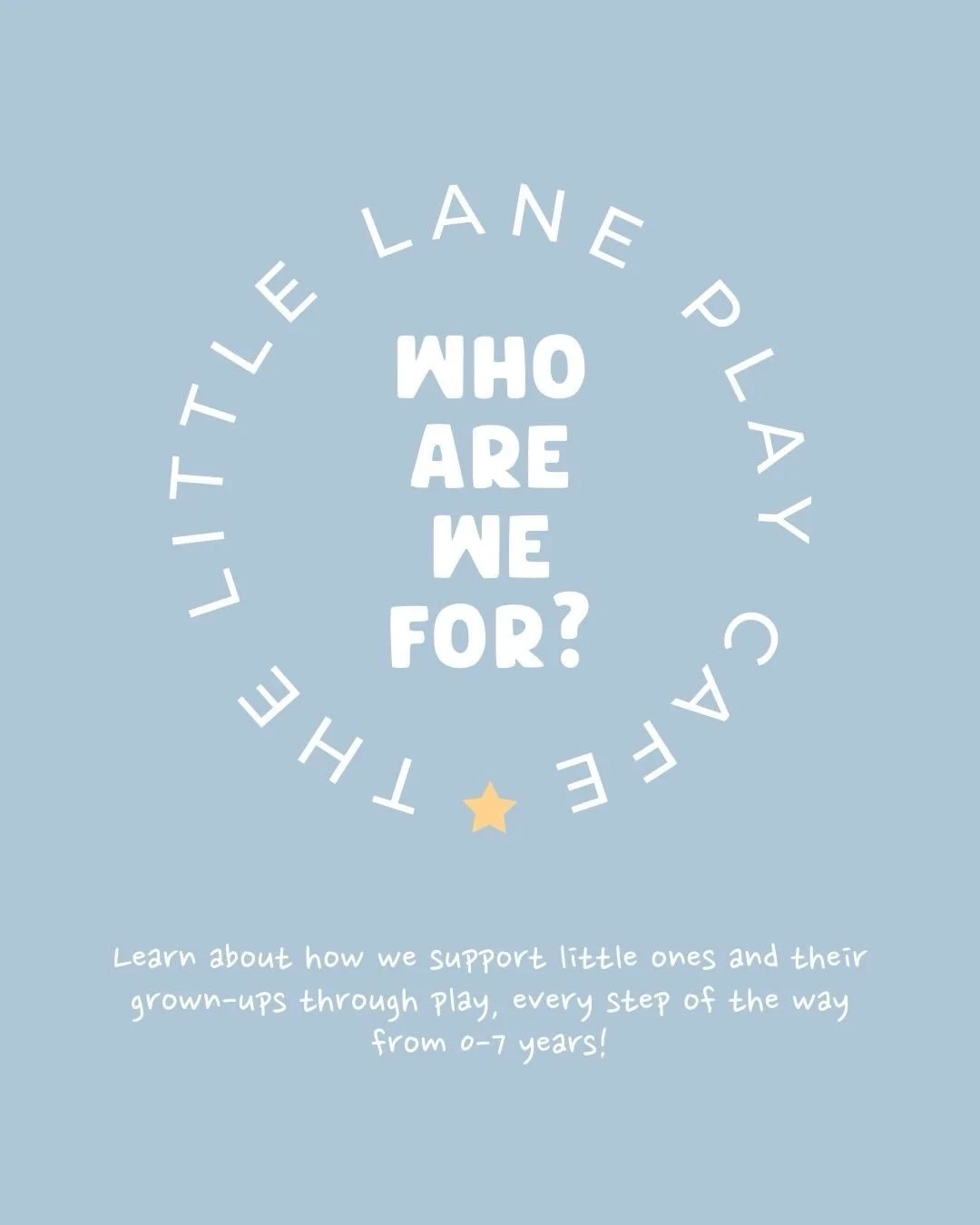 The Little Lane is designed for children aged 0&ndash;7 years, with play experiences that grow alongside your child, supporting imagination, confidence and development at every stage.

👶 0&ndash;6 months | Babes in arms
Babies are warmly welcomed to