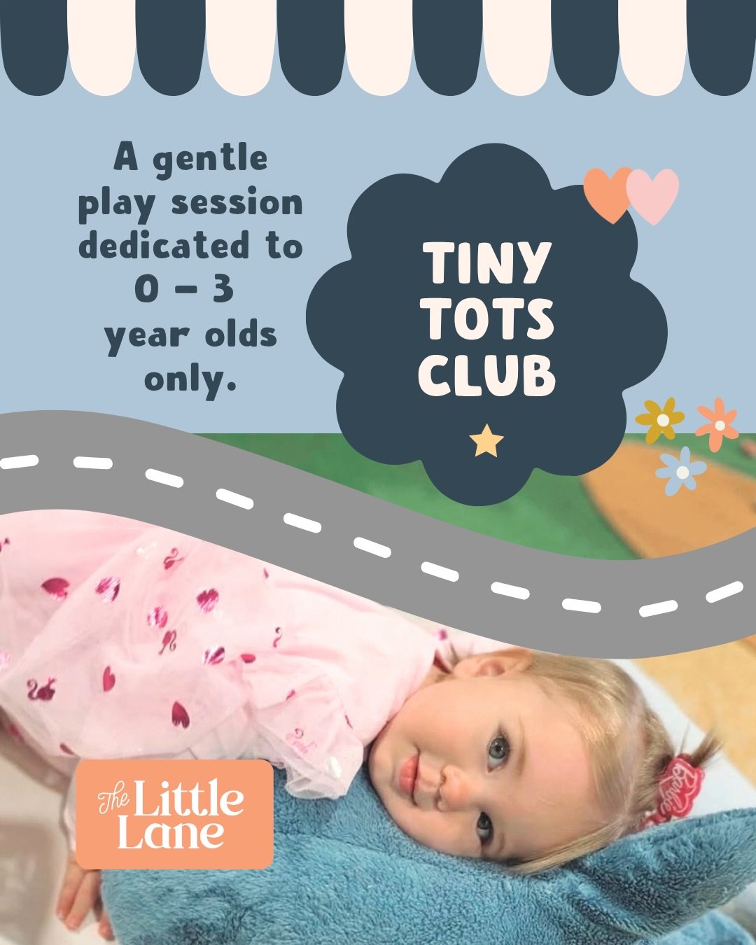 Looking for a calmer play session these school holidays? 🌼

Our Tiny Tots Club is just for little ones aged 0&ndash;3 years, giving babies, early walkers and toddlers the chance to explore The Little Lane at their own pace. 🏡✨

Our safe, clean and 