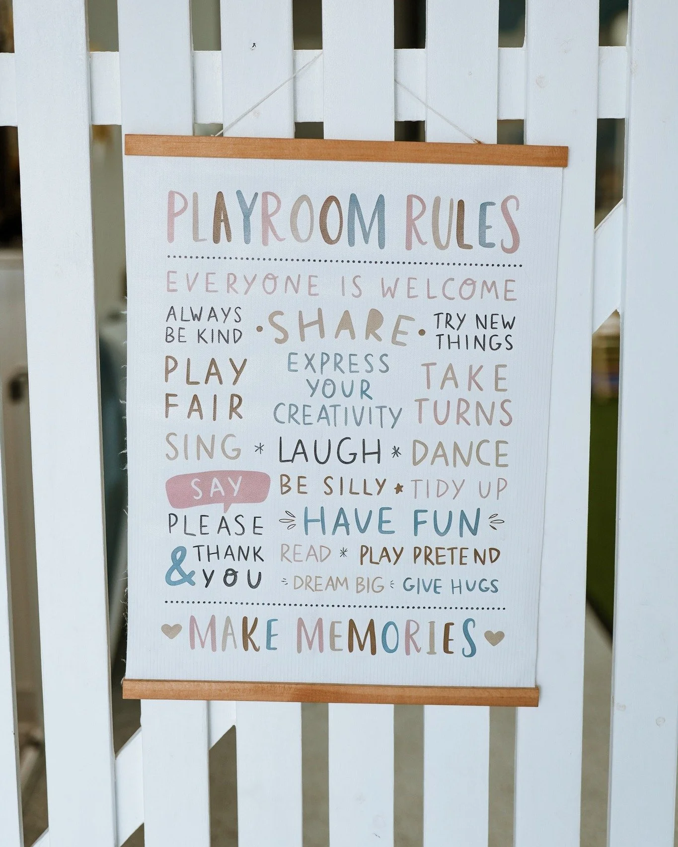 At The Little Lane, we want children to wander, explore and follow their imaginations from the grocer, to the vet, to the building site. 👷

Our playroom rules are the gentle framework behind it: be kind, take turns, share*, and make lovely memories 