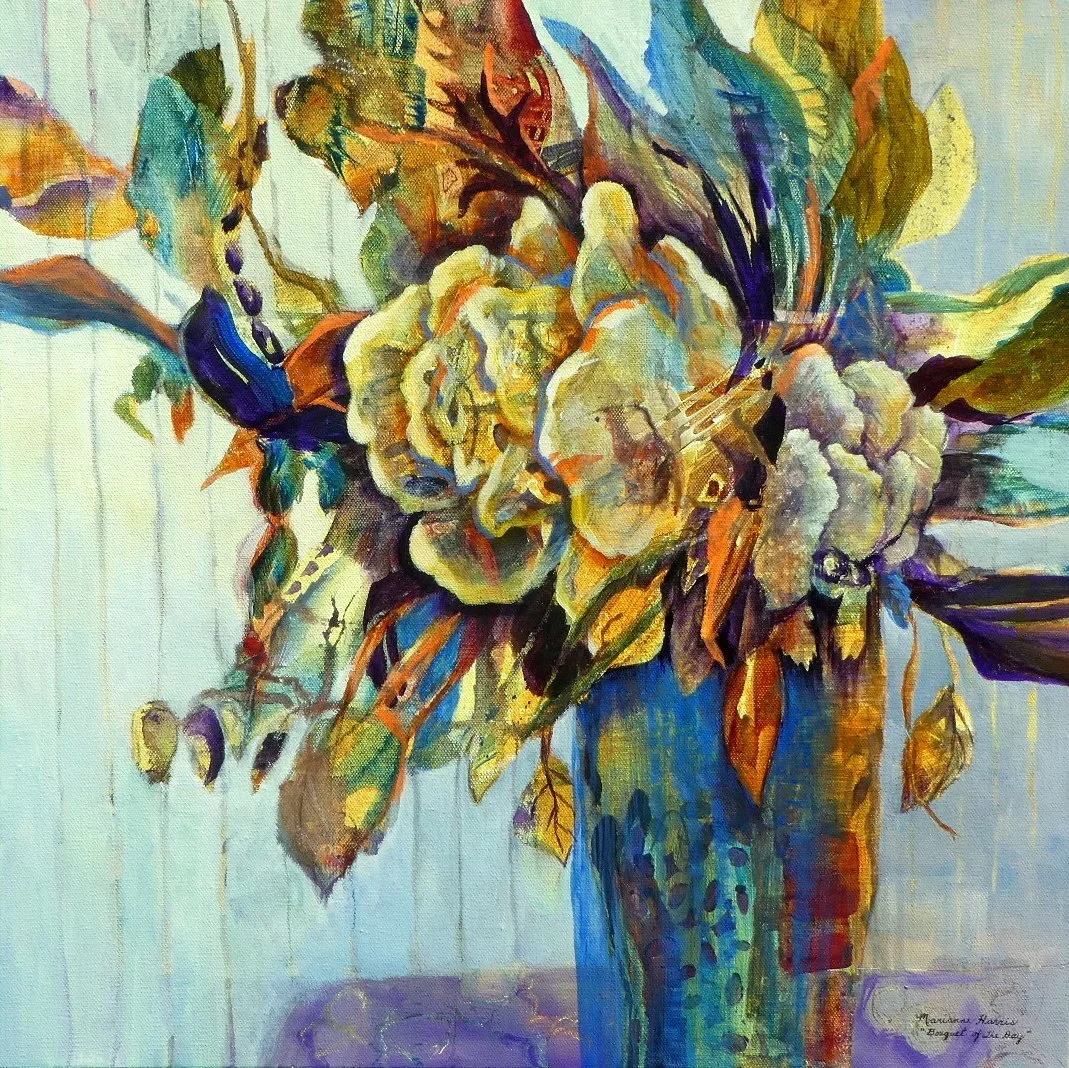 Bouquet Of The Day-Acrylic.JPG
