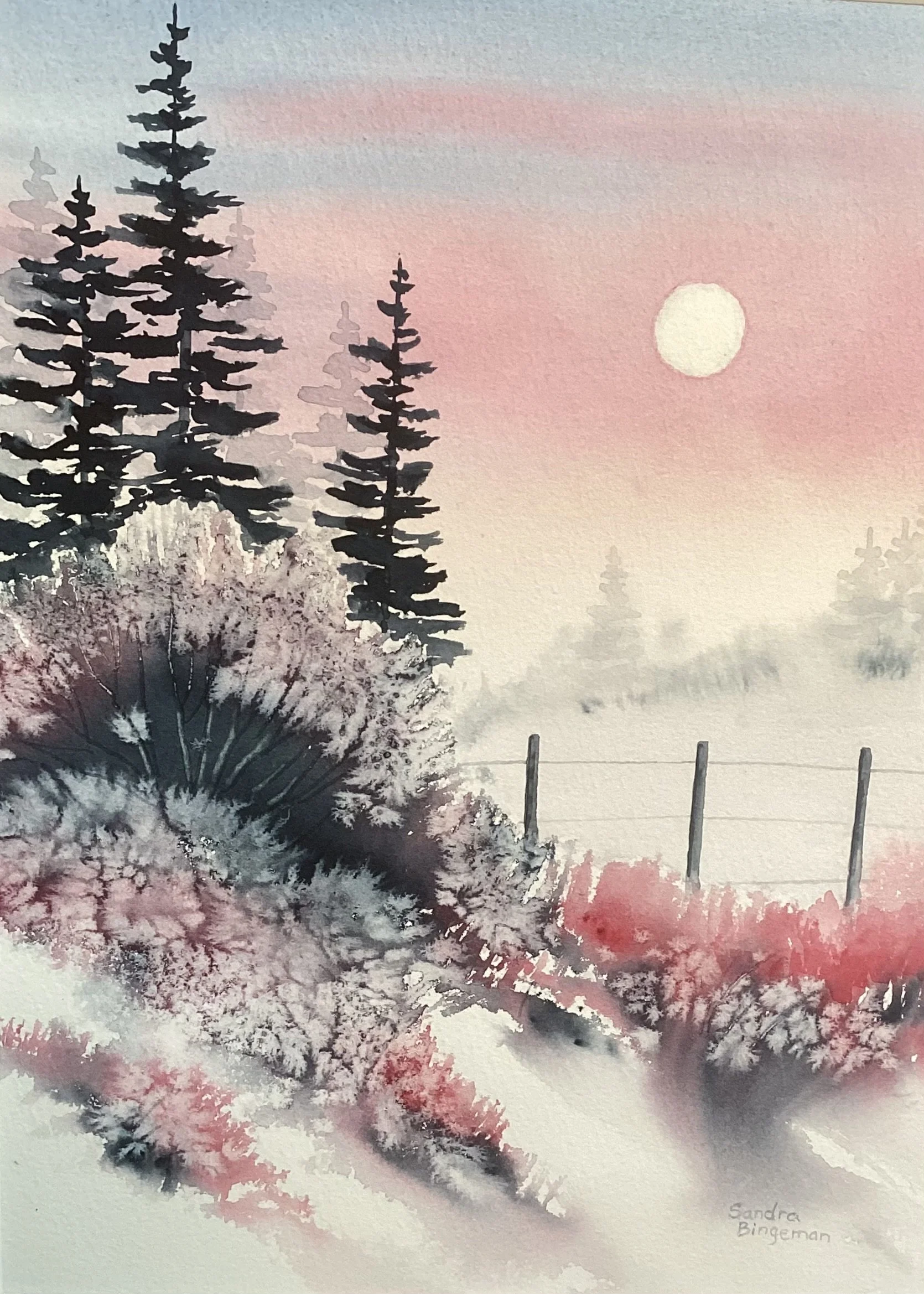Learn to use watercolours with palette knife work — Art Guild