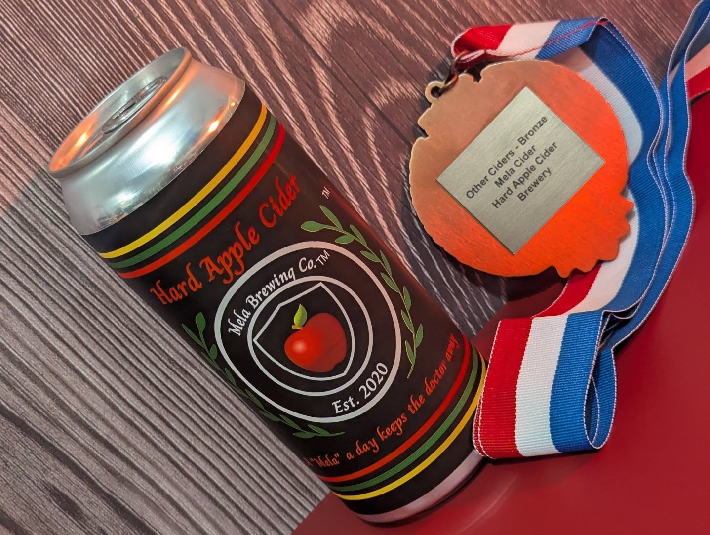 Exciting News: Mela's canning operation is officially live 🍎

Our award-winning Hard Apple Cider is now canned and available year-round!

Keep an eye out for more year round flavors and seasonal releases, but for now, grab our classic cider at your 