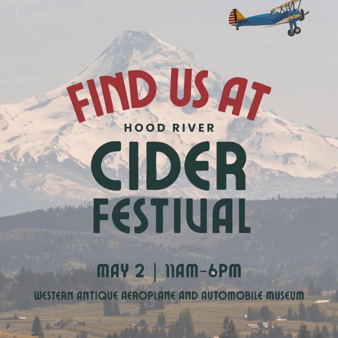 Looking for something fun to do this Saturday? Head on over to the @hrciderfest where will be pouring some delicious ciders all afternoon 🍻 

#Cider #hoodriver