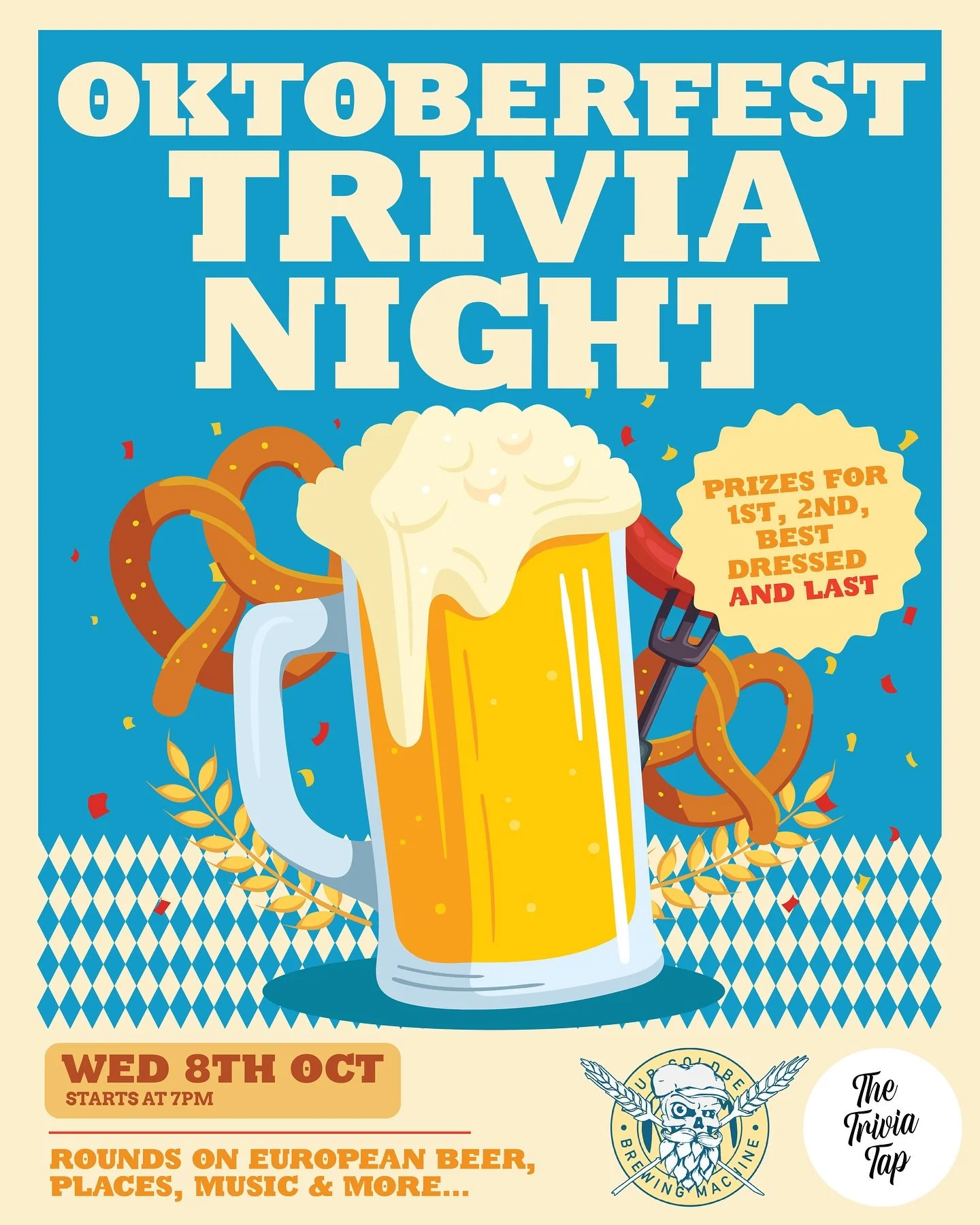 Coming to @rgbm.beer this Wednesday&hellip; it&rsquo;s an Oktoberfest Trivia Night! 🍻🇩🇪🥨

Dress to impress for a night of questions about European beer, places, music and more&hellip;

Oktoberfest Trivia Night! 7pm this Wednesday at @rgbm.beer 🍺