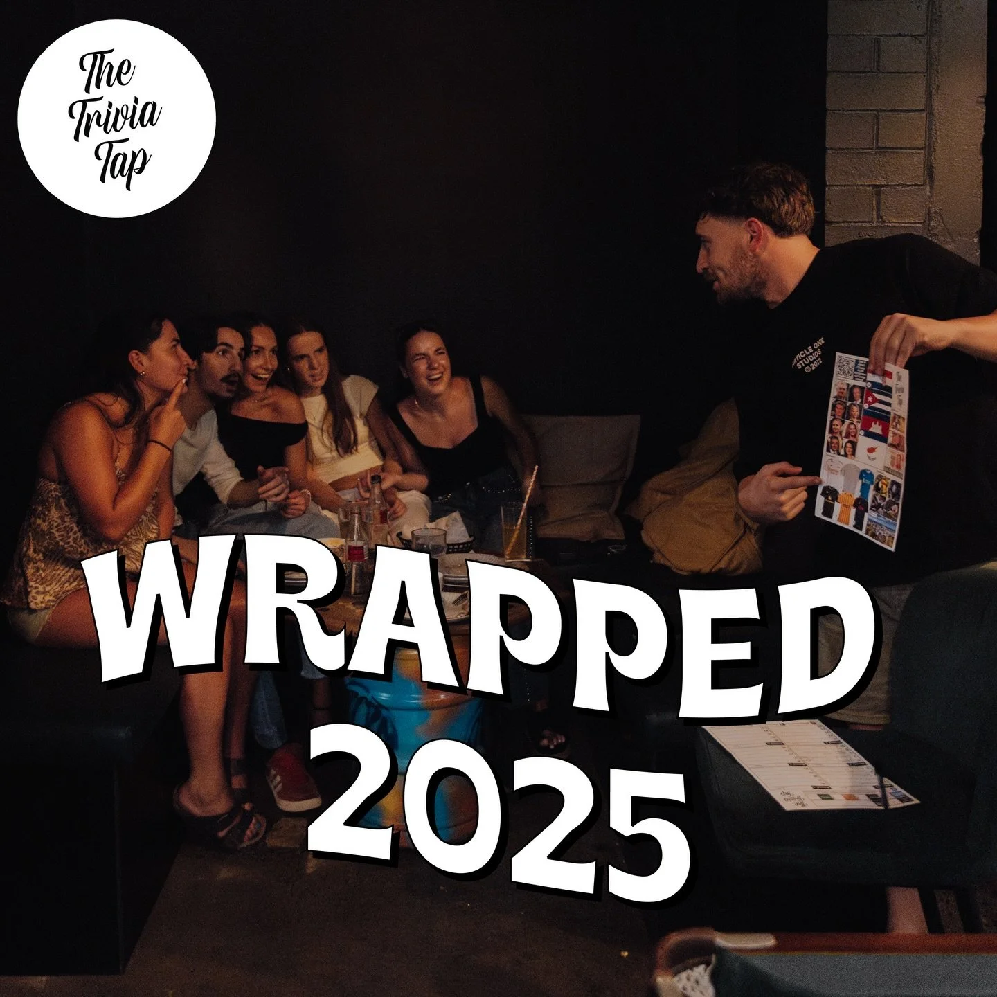 2025, what a year&hellip; Thank you to all the awesome venues we&rsquo;ve hosted events at and to all of you thirsty and nerdy players for making our trivia nights as fun as they are!