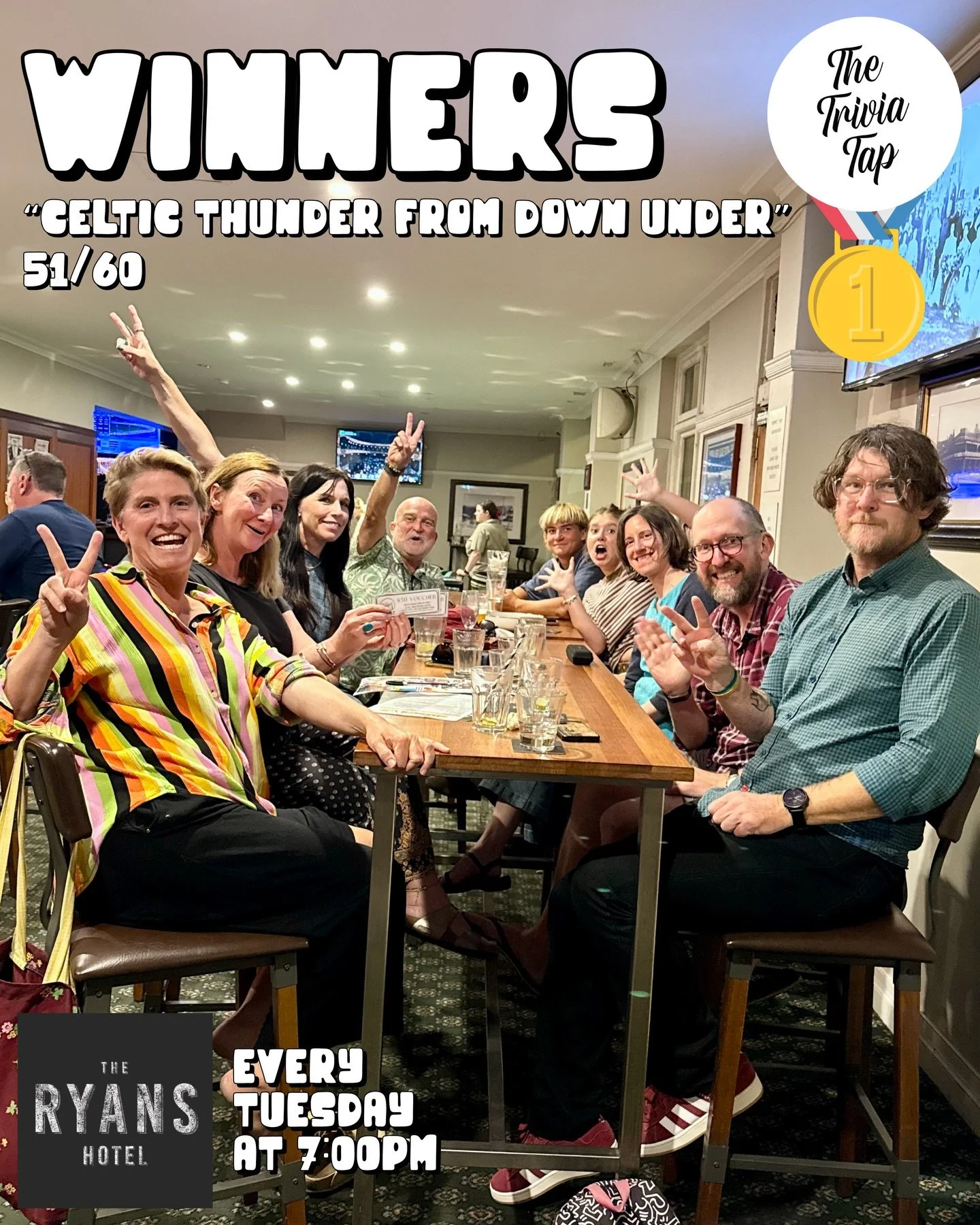 Pics from trivia at @ryanshotelthirroul last night! 🧠

Thanks to all 8 teams for joining us for some Tuesday night fun 📝

Jodie is back with more questions and prizes next Tuesday 🙌