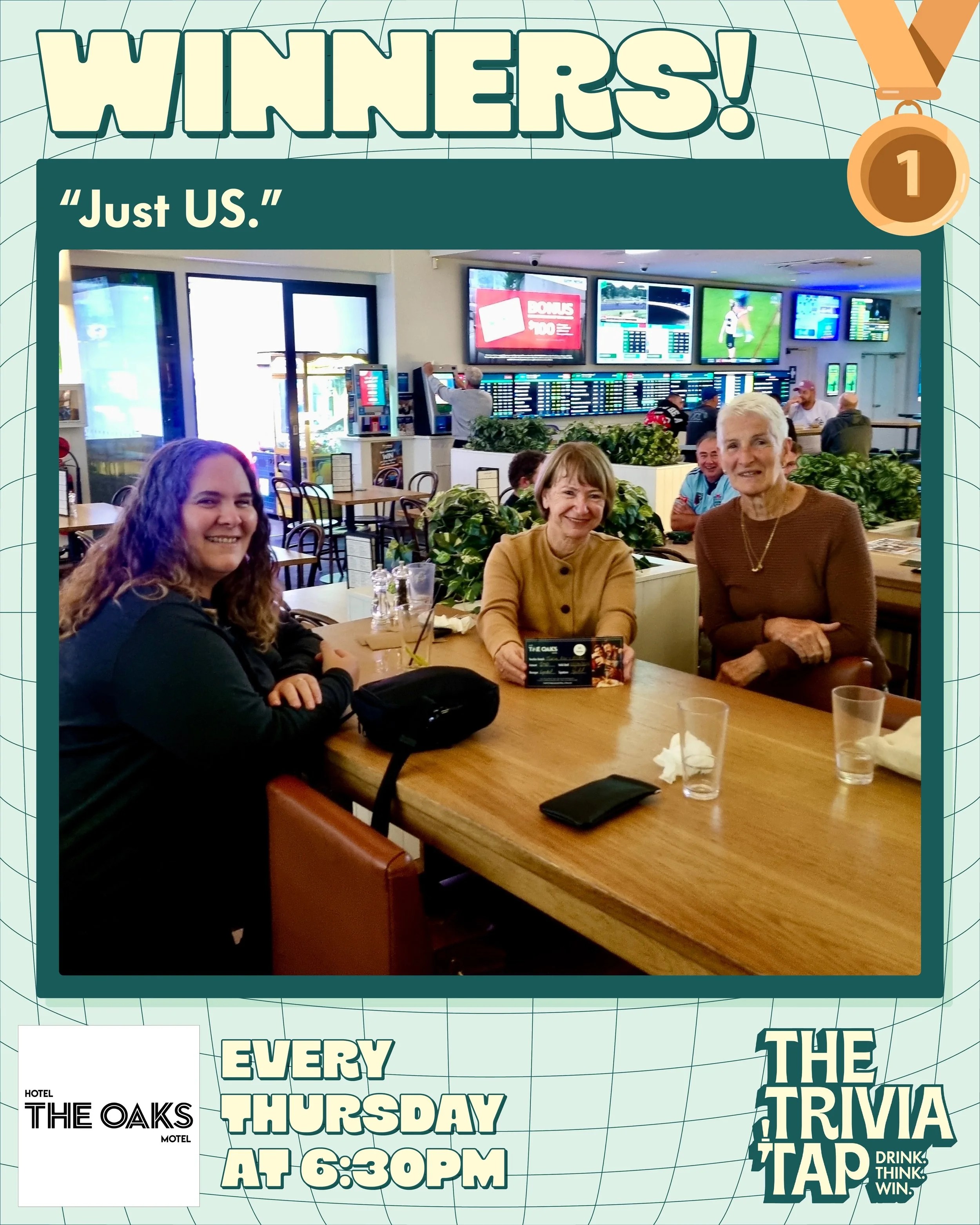 8 teams got quizzical with us @oakshotelalbionparkrail last night! 👏

Thank you all for playing! 🧠

Rhiannon is ready to quiz again next week. Be there Next Thursday at 6:30pm! 🎙️