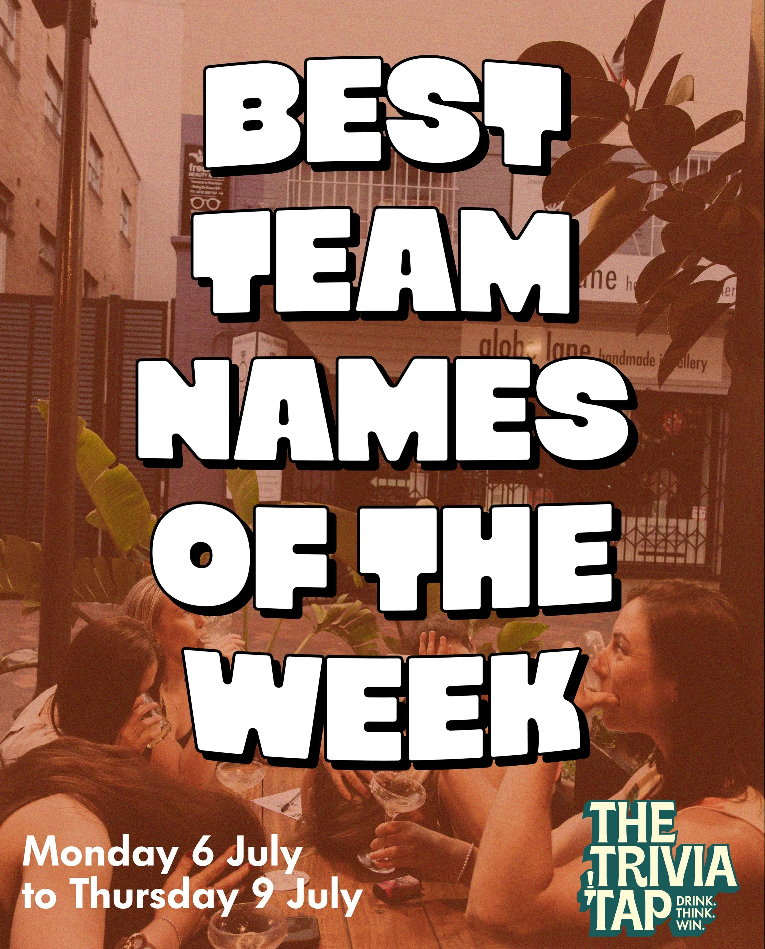 Keep scrolling if you have sensitive eyes. It&rsquo;s time for this weeks best team names of the week! 🧠