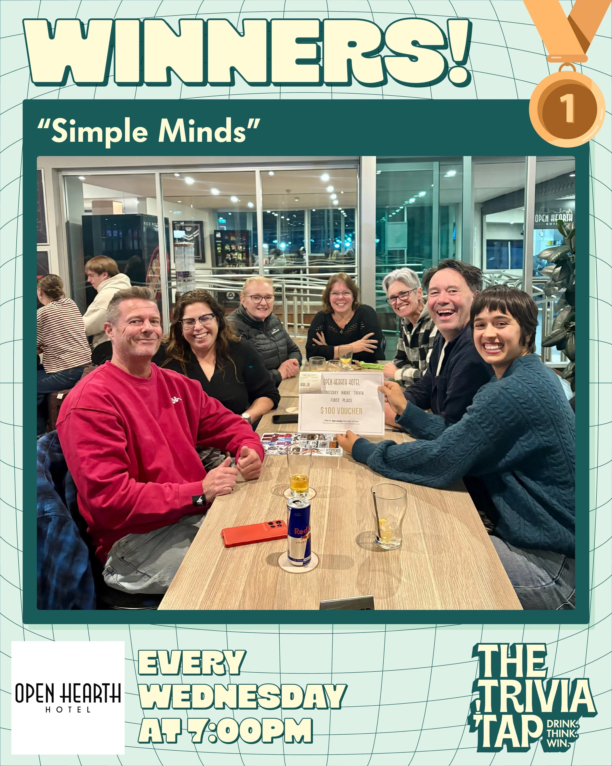 It was buzzing on Wednesday at @theopenhearthhotel 🍻🧠🐝

33 players joined us for a fun and busy night of trivia, with a great mix of regulars and plenty of new faces. The winners took home the $100 voucher, while second place scored $50, Best Team