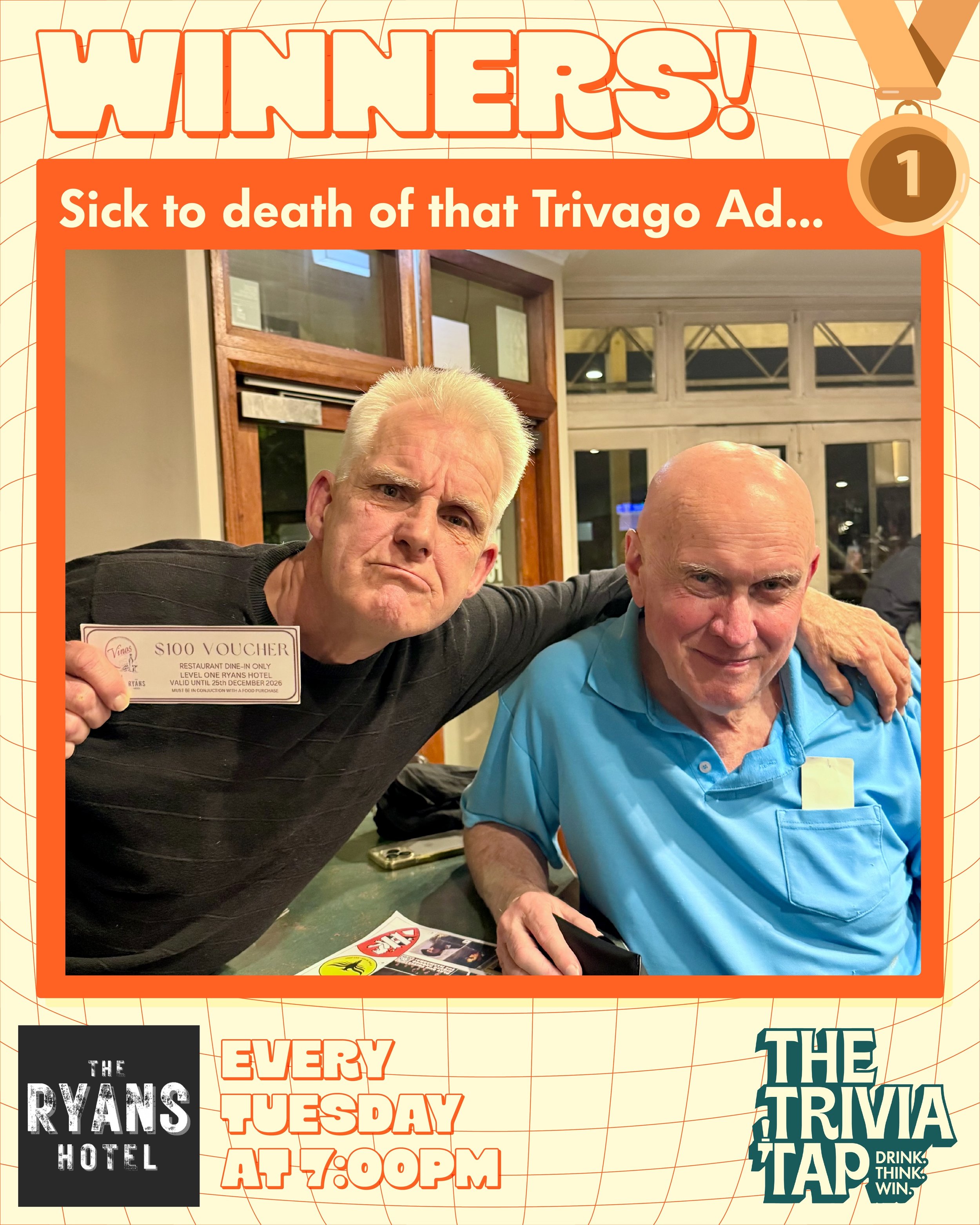 24 players getting amongst it in Thirroul last night! 🍻🧠✍️

Another great trivia Tuesday at @ryanshotelthirroul, with Sick to death of that Trivago Ad&hellip; taking home the $100 voucher, The Big Nachos grabbing second and BillyRicky Dickeys earni